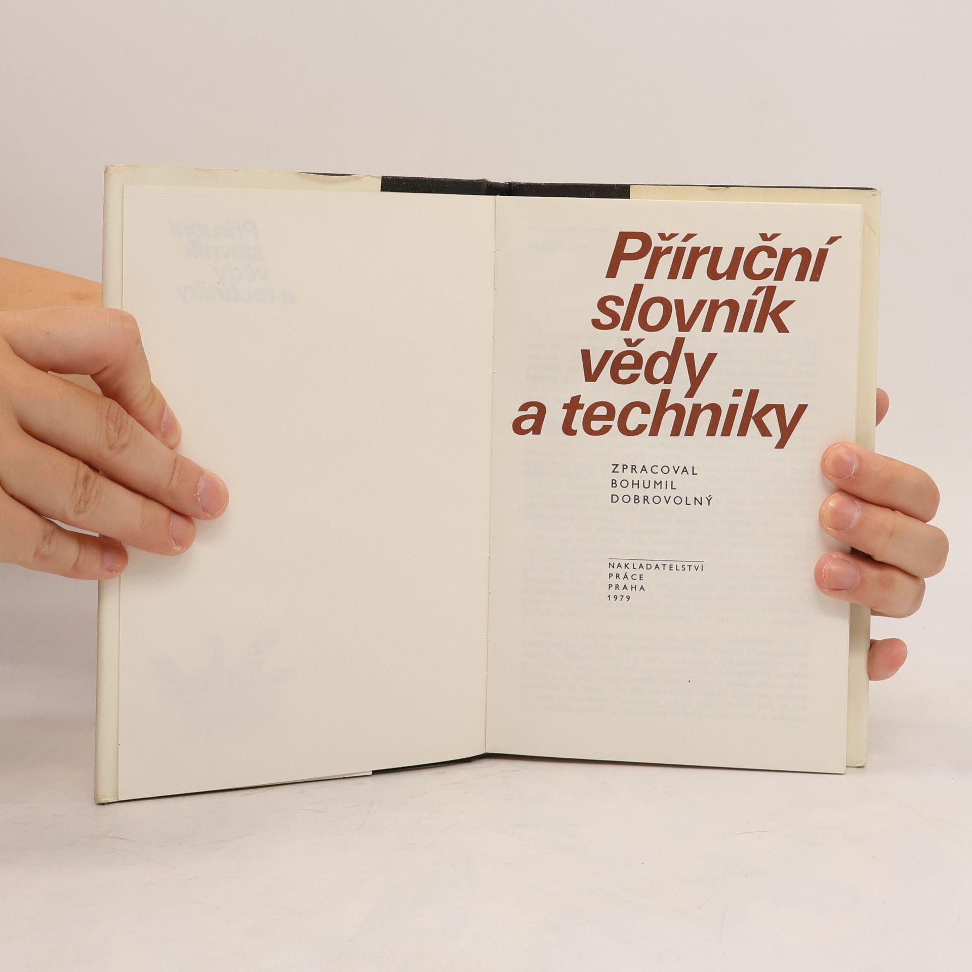 Bohumil Dobrovolný Příruční slovník vědy a techniky