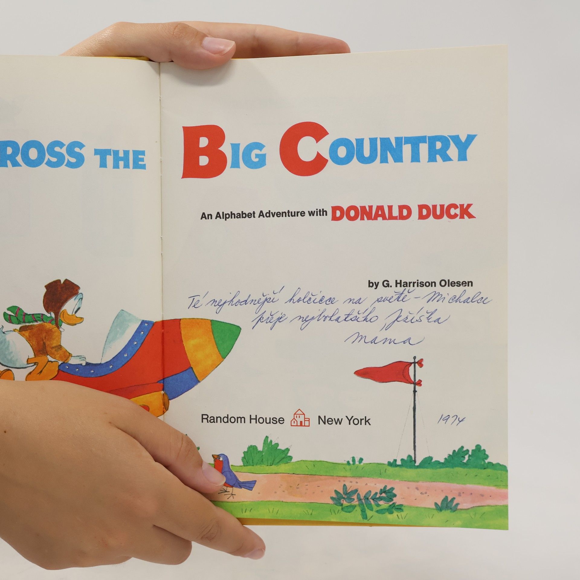G. Harrison Olesen Across The Big Country An Alphabet Adventure With Donald Duck