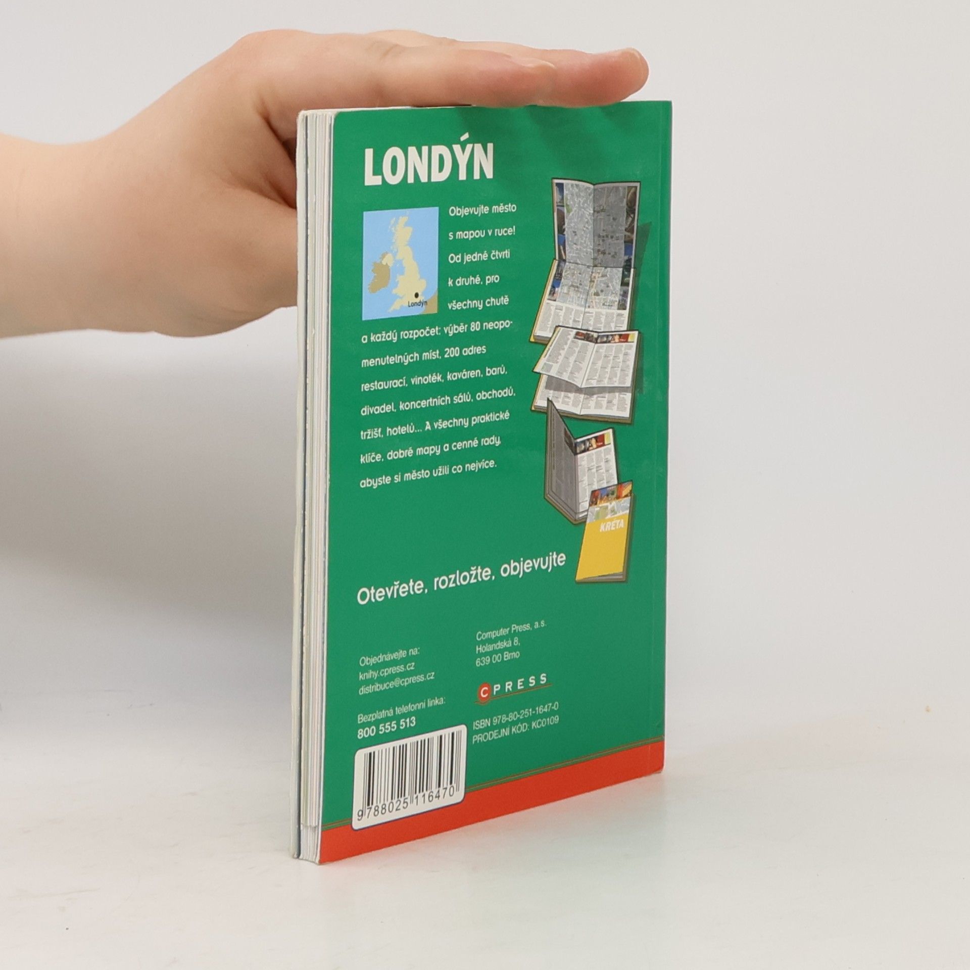 Anne-Lucie Grange Londýn: Průvodce s mapou