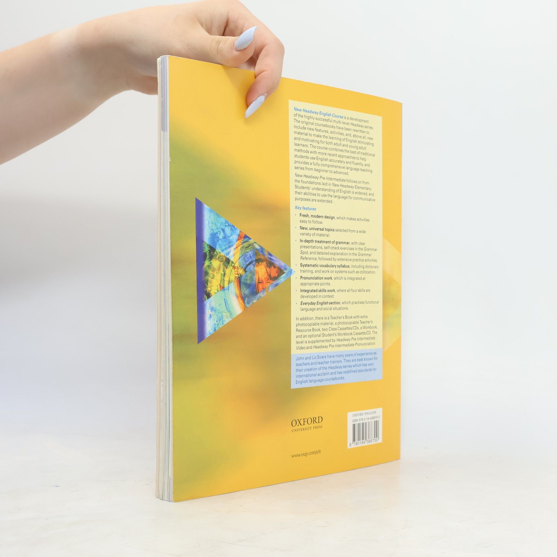 Liz Soars Headway English Course Pre-Intermediate. Student´s book