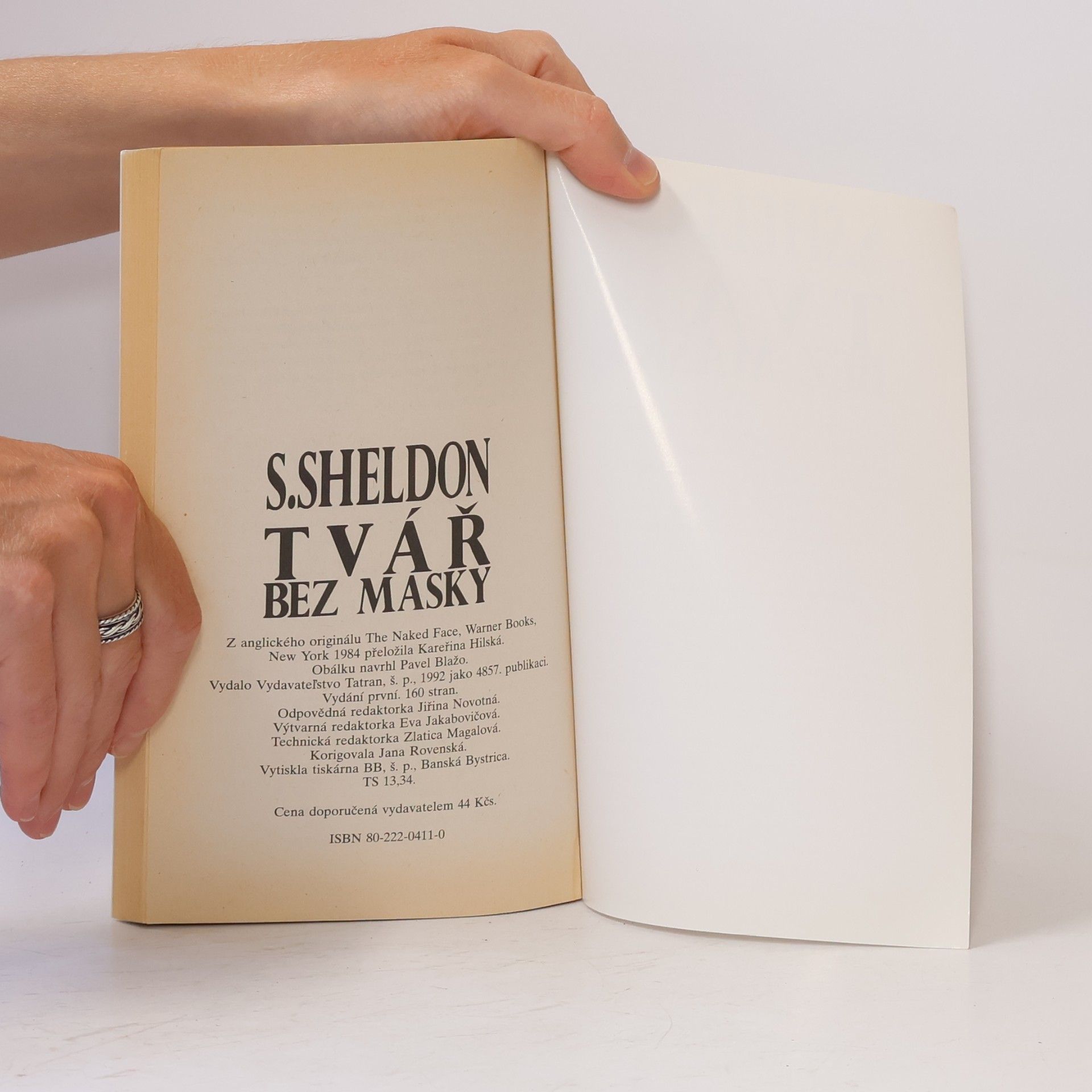 Sidney Sheldon Tvář bez masky