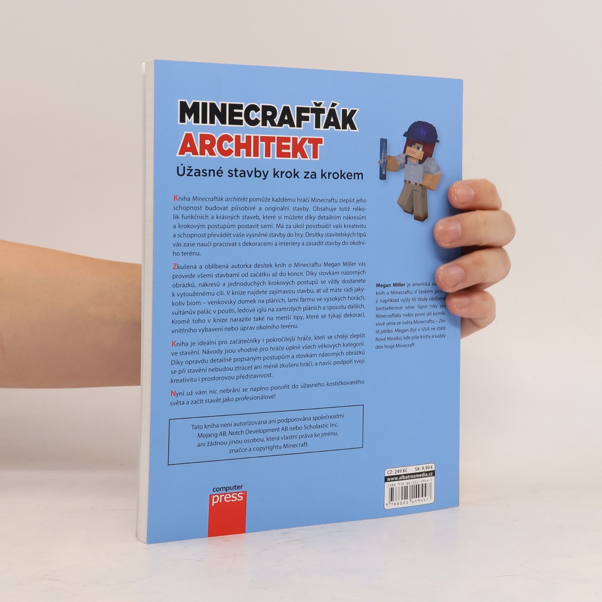 Megan Miller Minecrafťák architekt. Úžasné stavby krok za krokem
