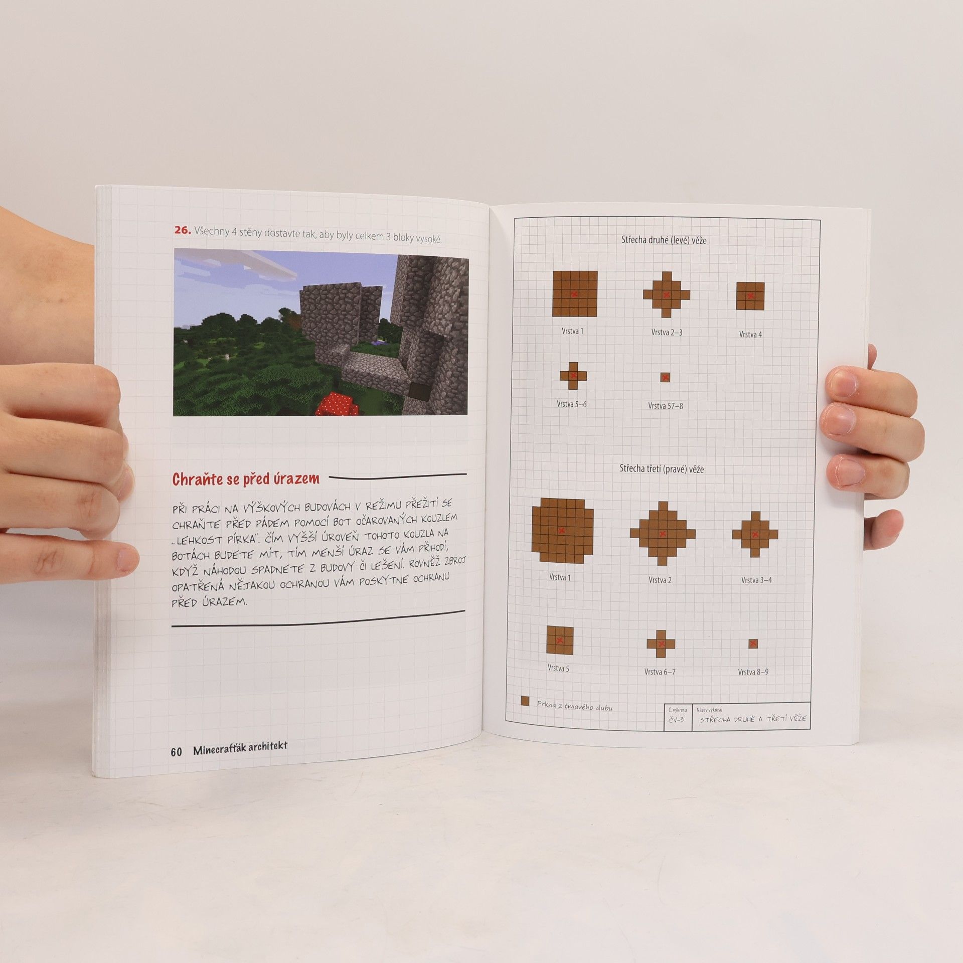 Megan Miller Minecrafťák architekt. Úžasné stavby krok za krokem