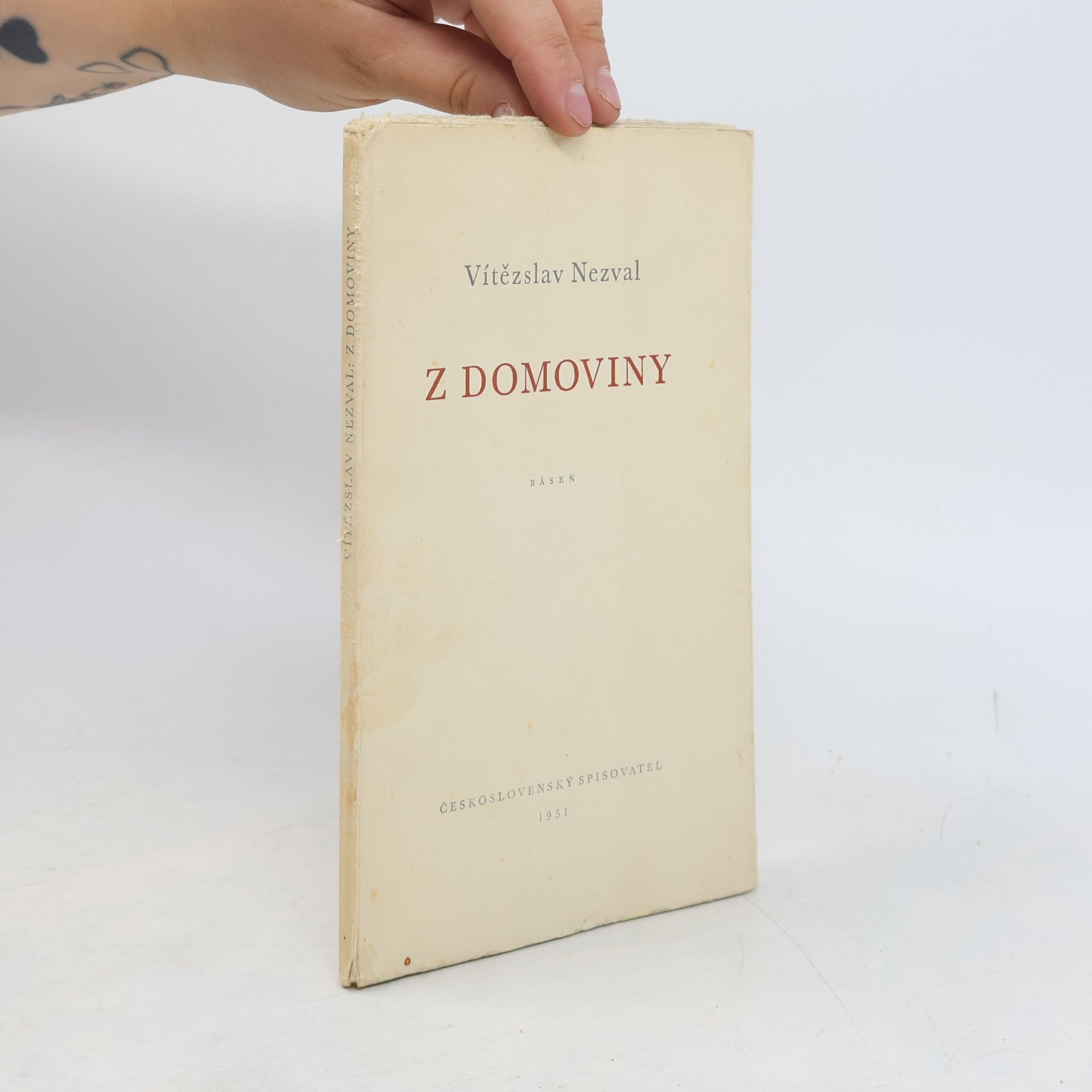 Vítězslav Nezval Z domoviny. Báseň 1950