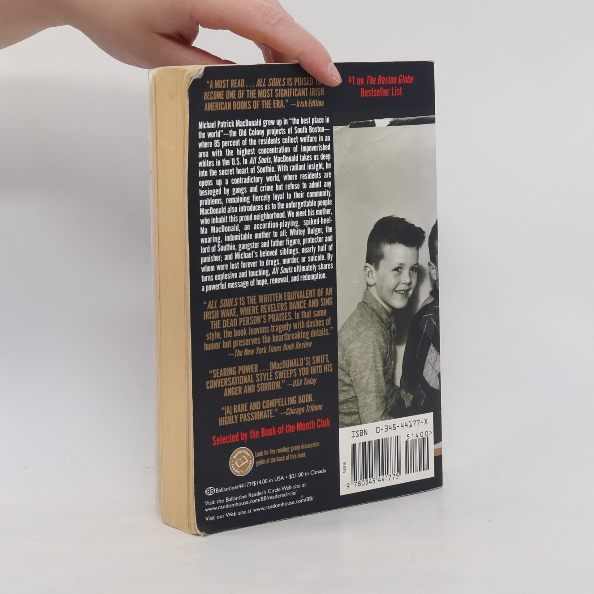 Michael Patrick MacDonald Ballantine Reader's Circle: All Souls