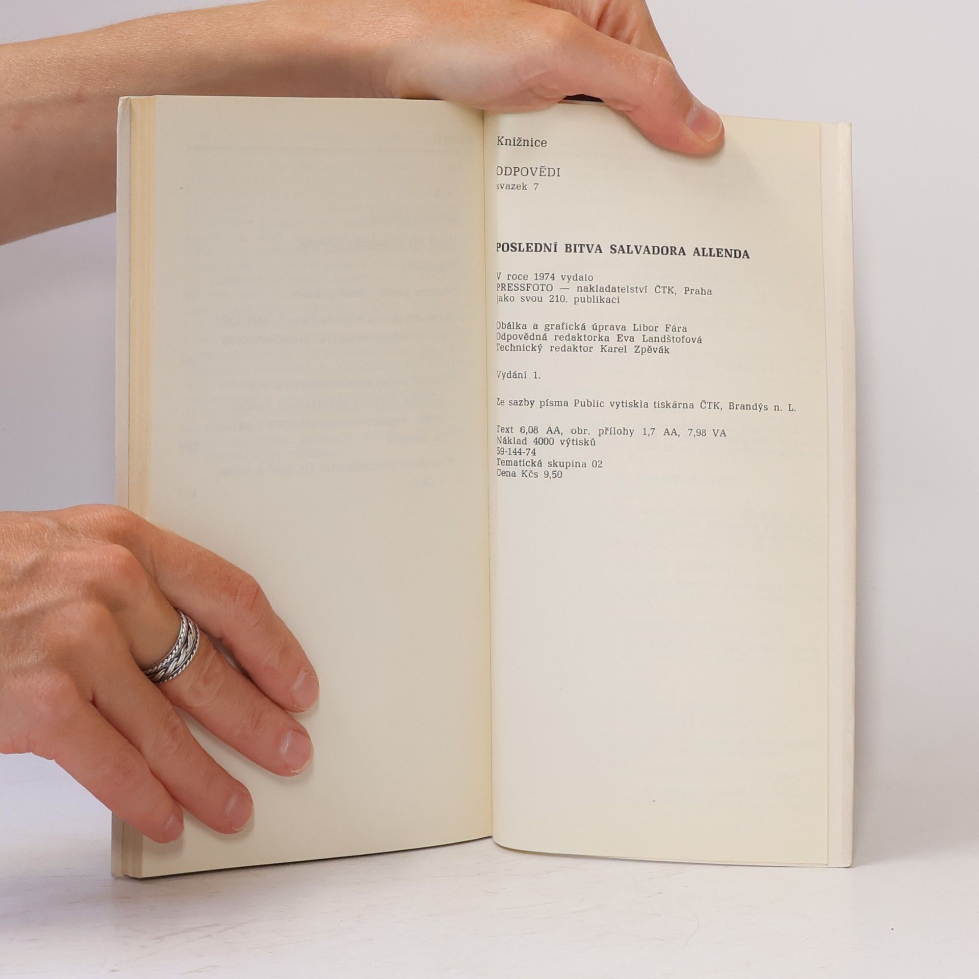 Various authors Poslední bitva Salvadora Allenda