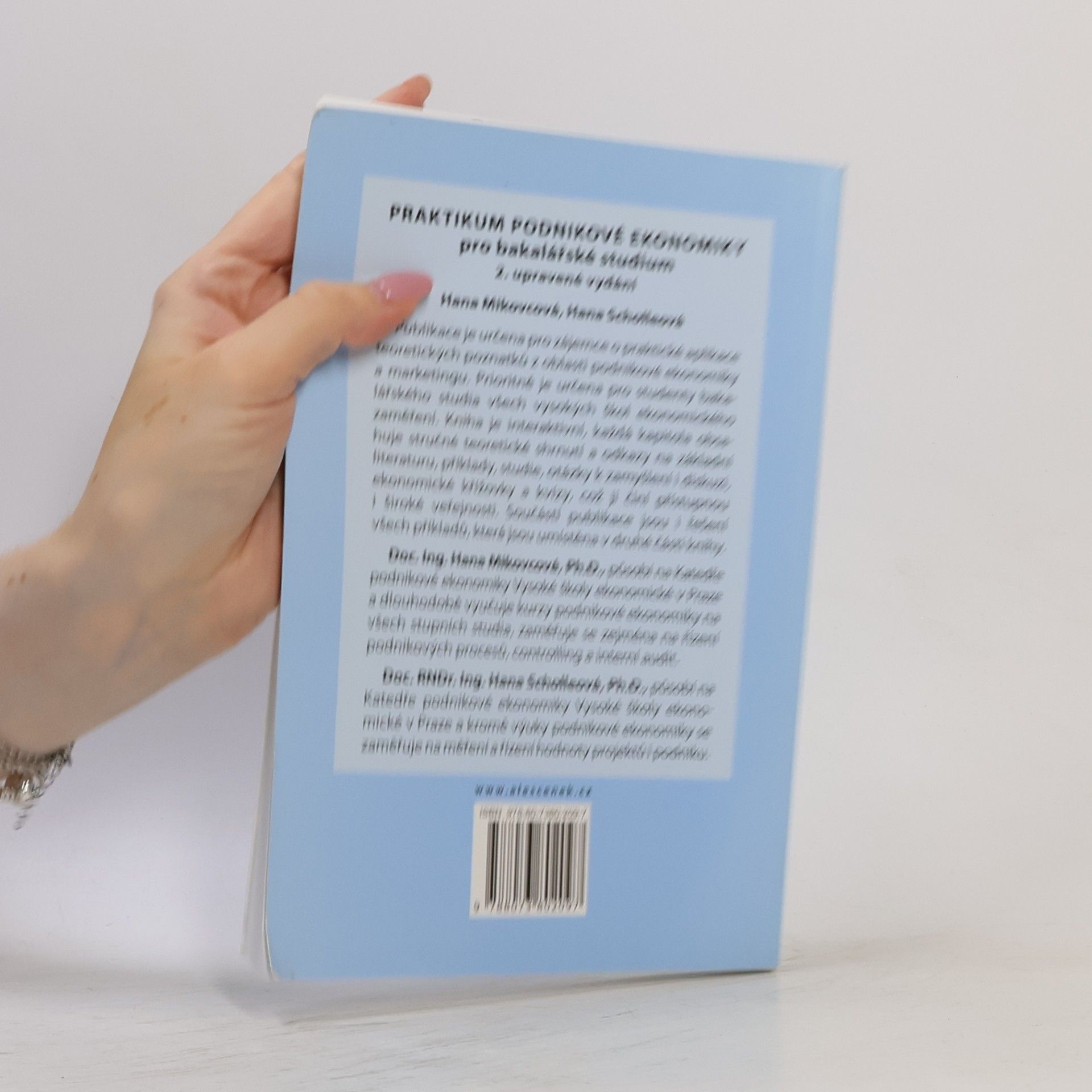 Hana Mikovcová Praktikum podnikové ekonomiky pro bakalářské studium