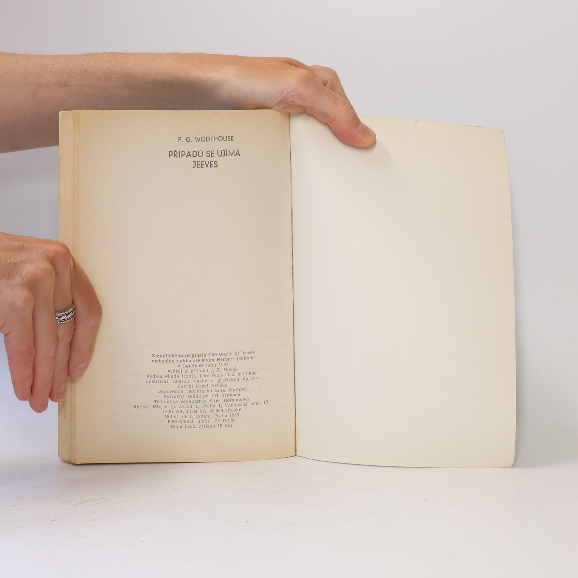 Pelham Wodehouse Případů se ujímá Jeeves