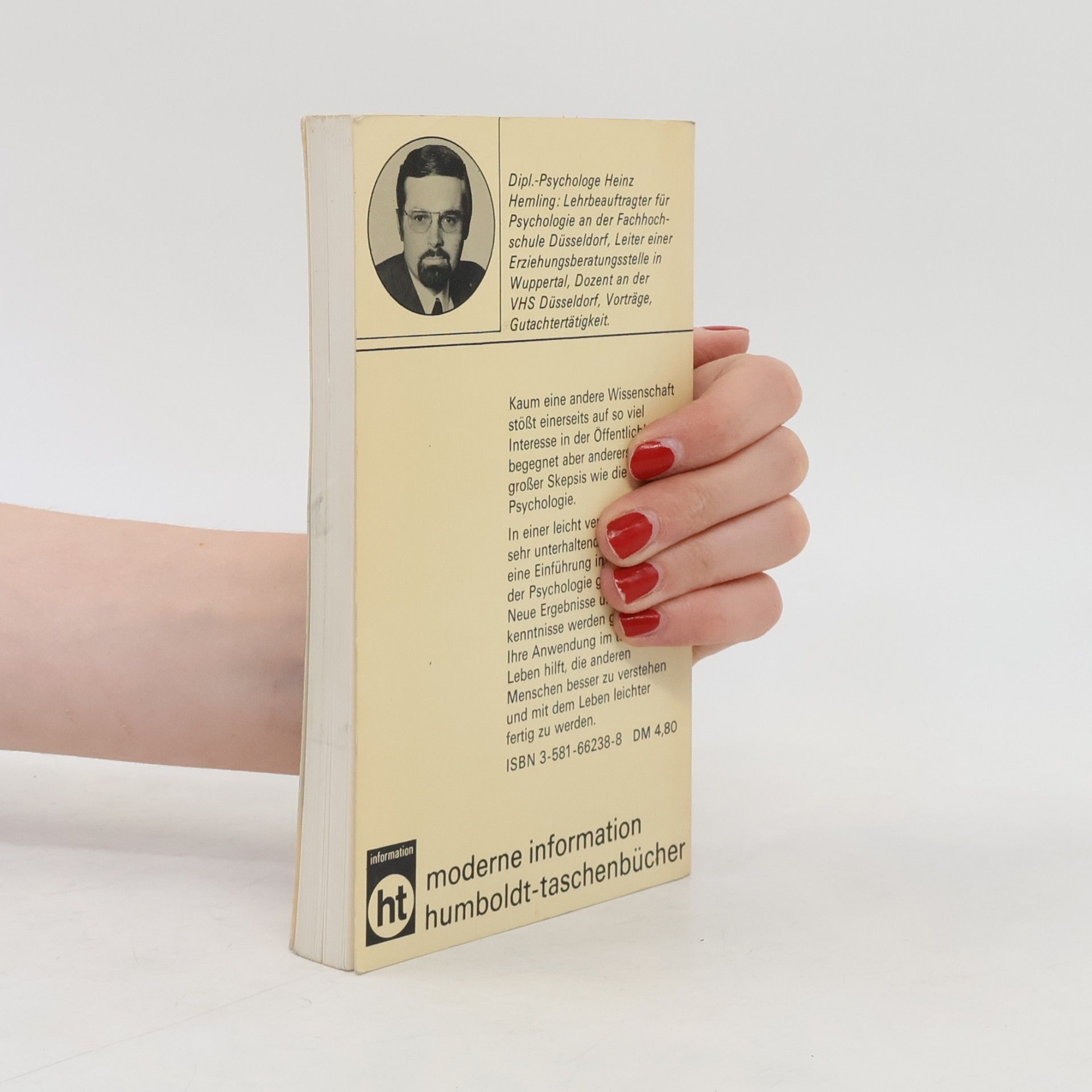 Heinz Hemling Taschenbuch der Psychologie