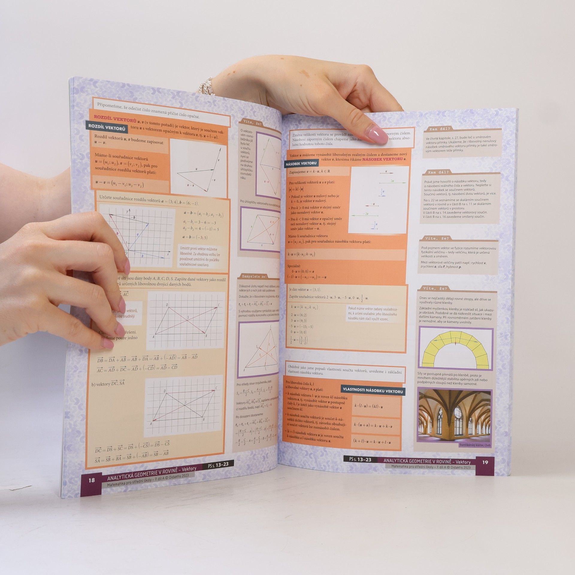 Jan Vondra Matematika pro střední školy. 7. díl A, Analytická geometrie v rovině