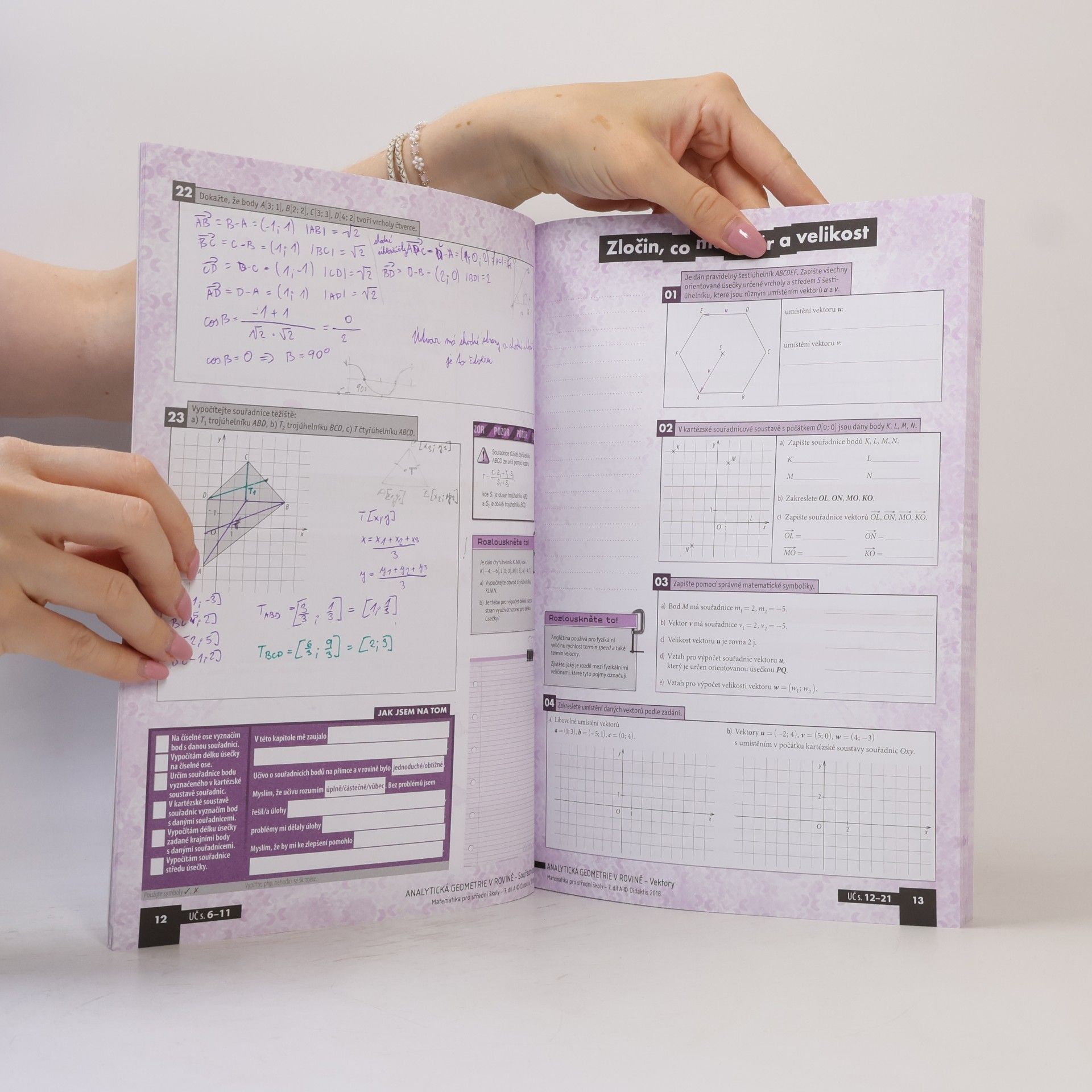 Jana Kalová Matematika pro střední školy. 7. díl A, Analytická geometrie v rovině