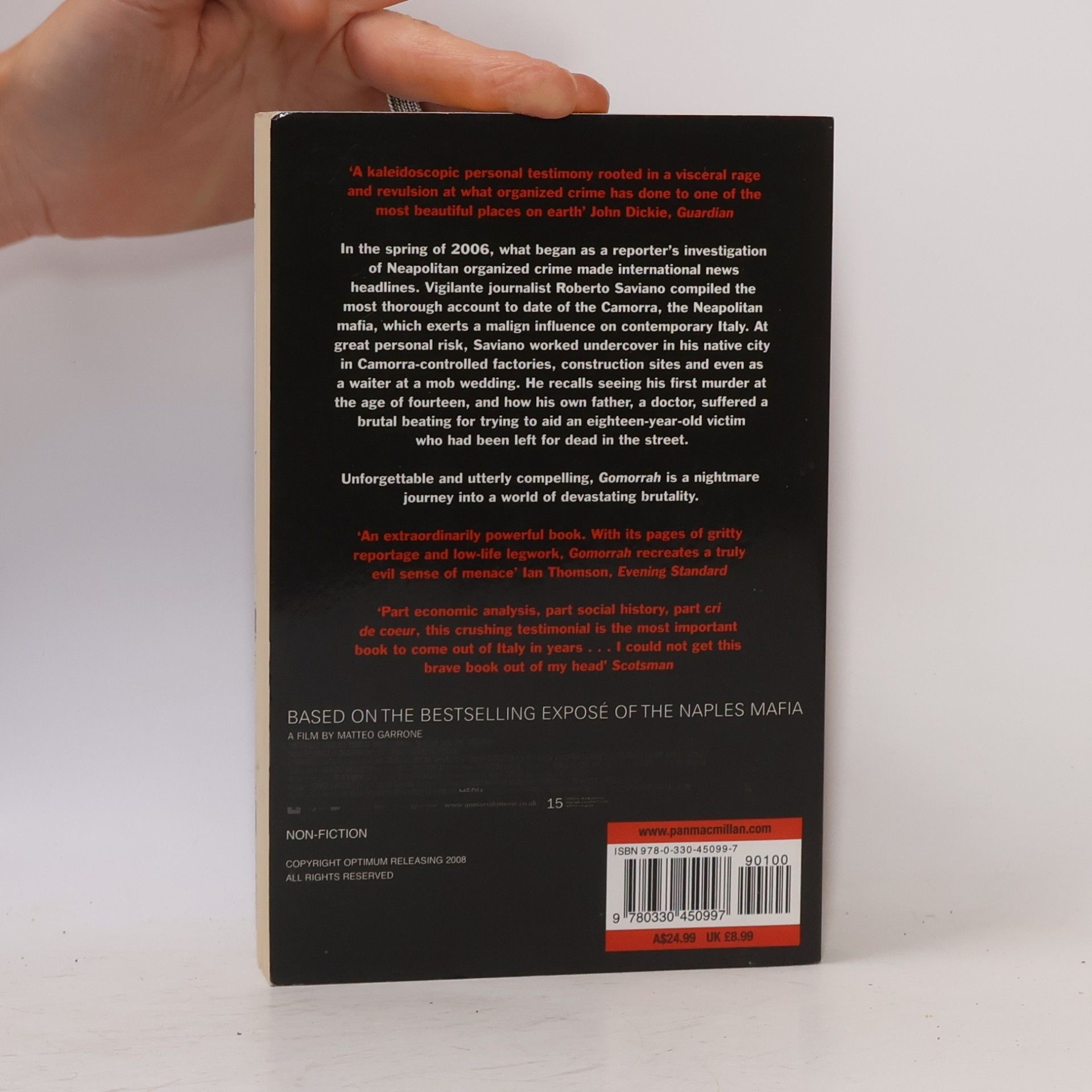 Roberto Saviano Gomorrah