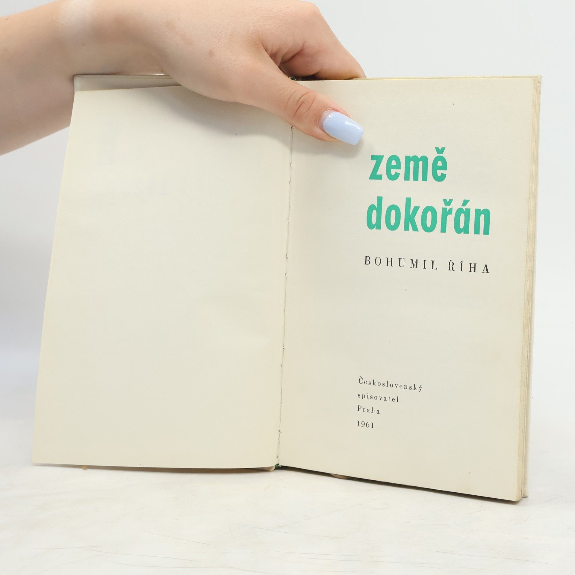 Bohumil Říha Země dokořán