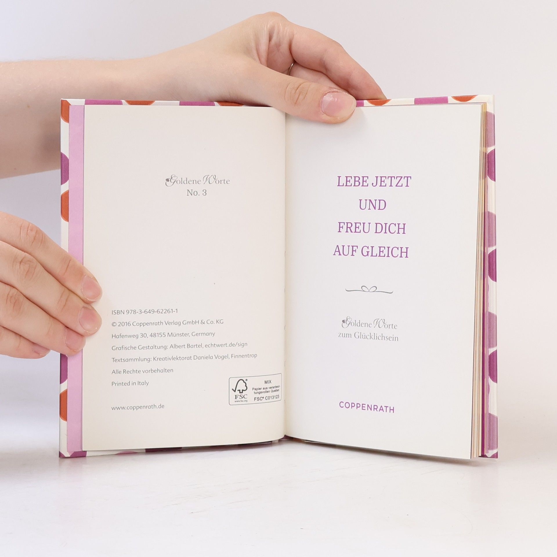 Various authors Lebe jetzt und freu dich auf gleich