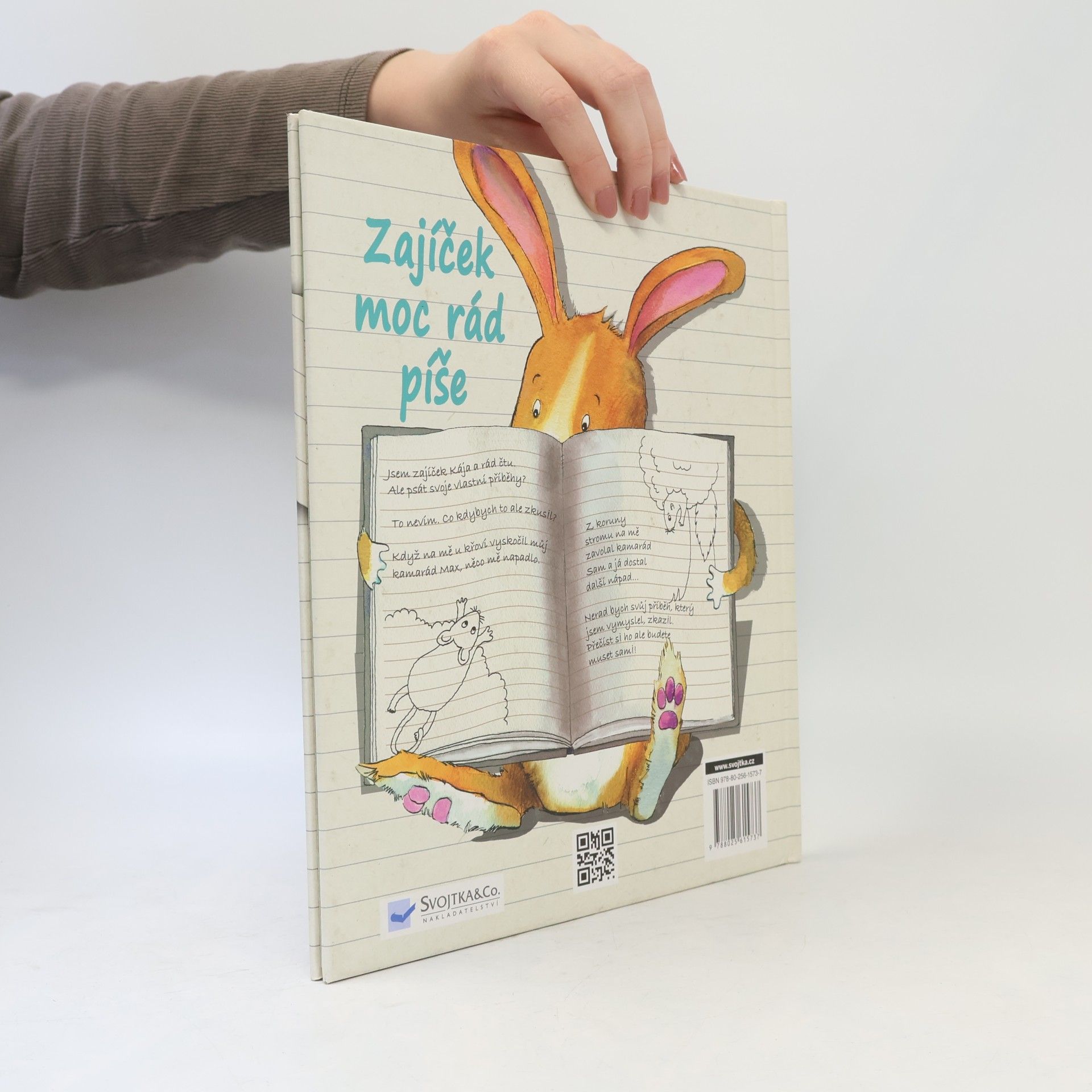 Peter Bently Zajíček moc rád píše