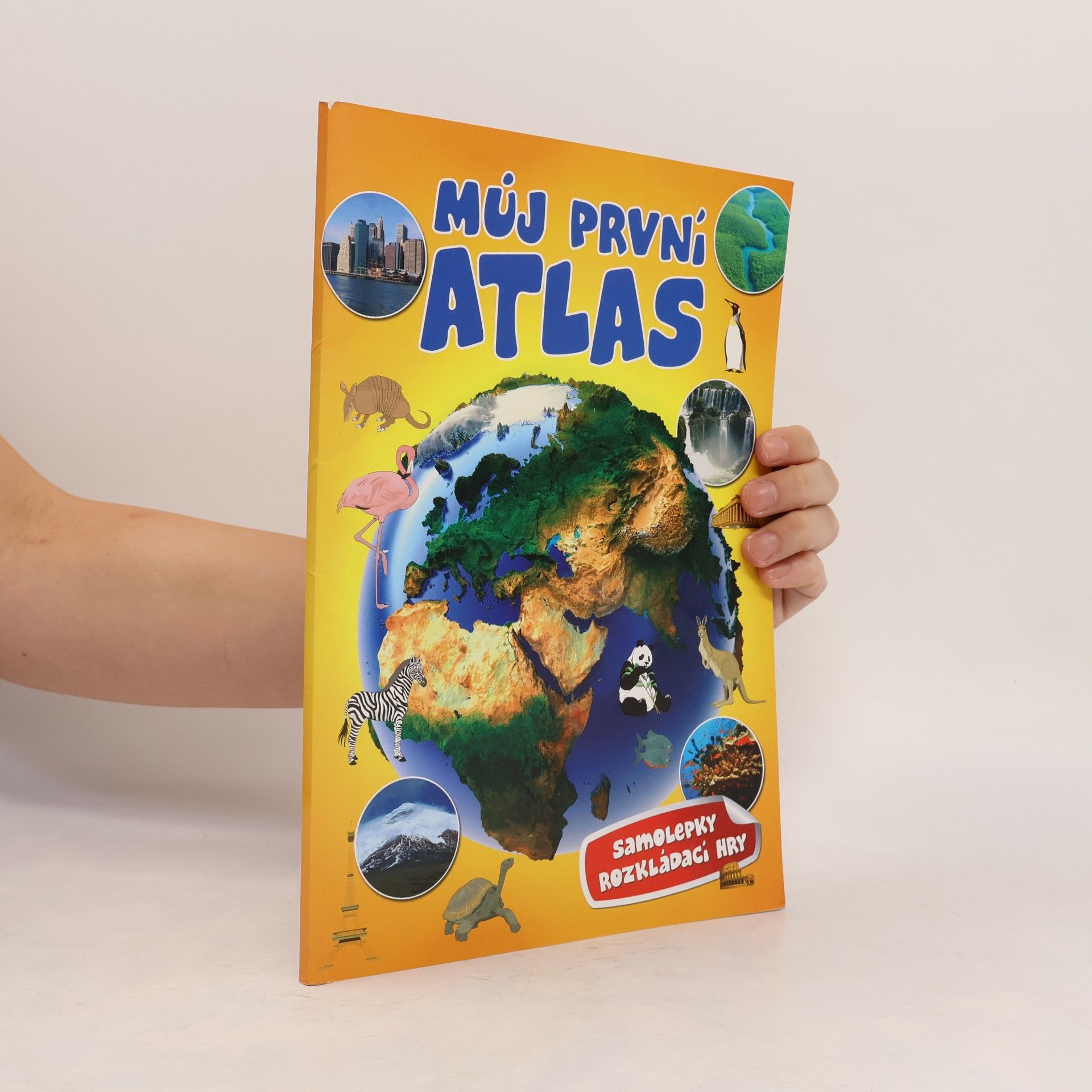 Andrea Šerclová Můj první atlas: Samolepky, rozkládací hry