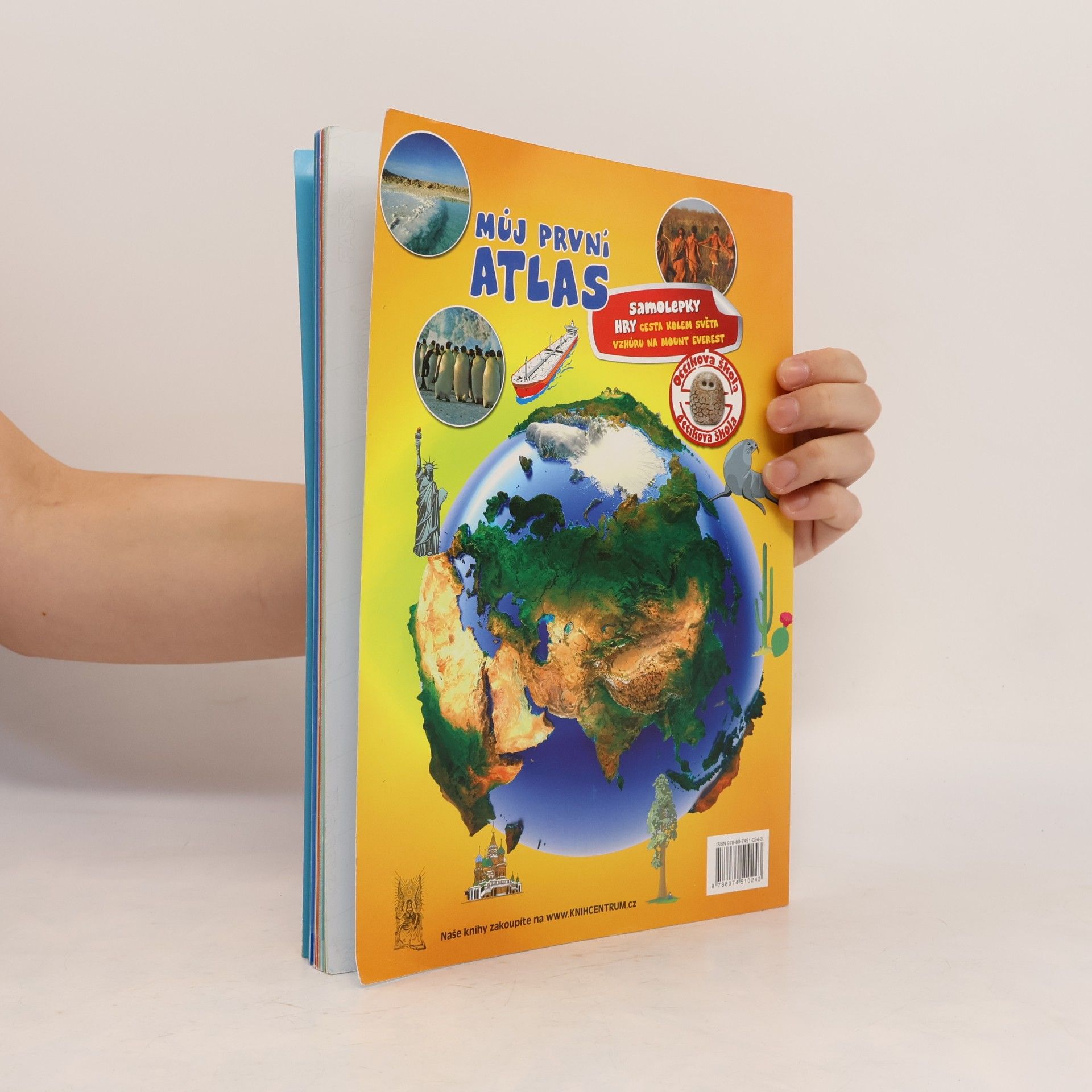 Jaroslav Synek Můj první atlas: Samolepky, rozkládací hry