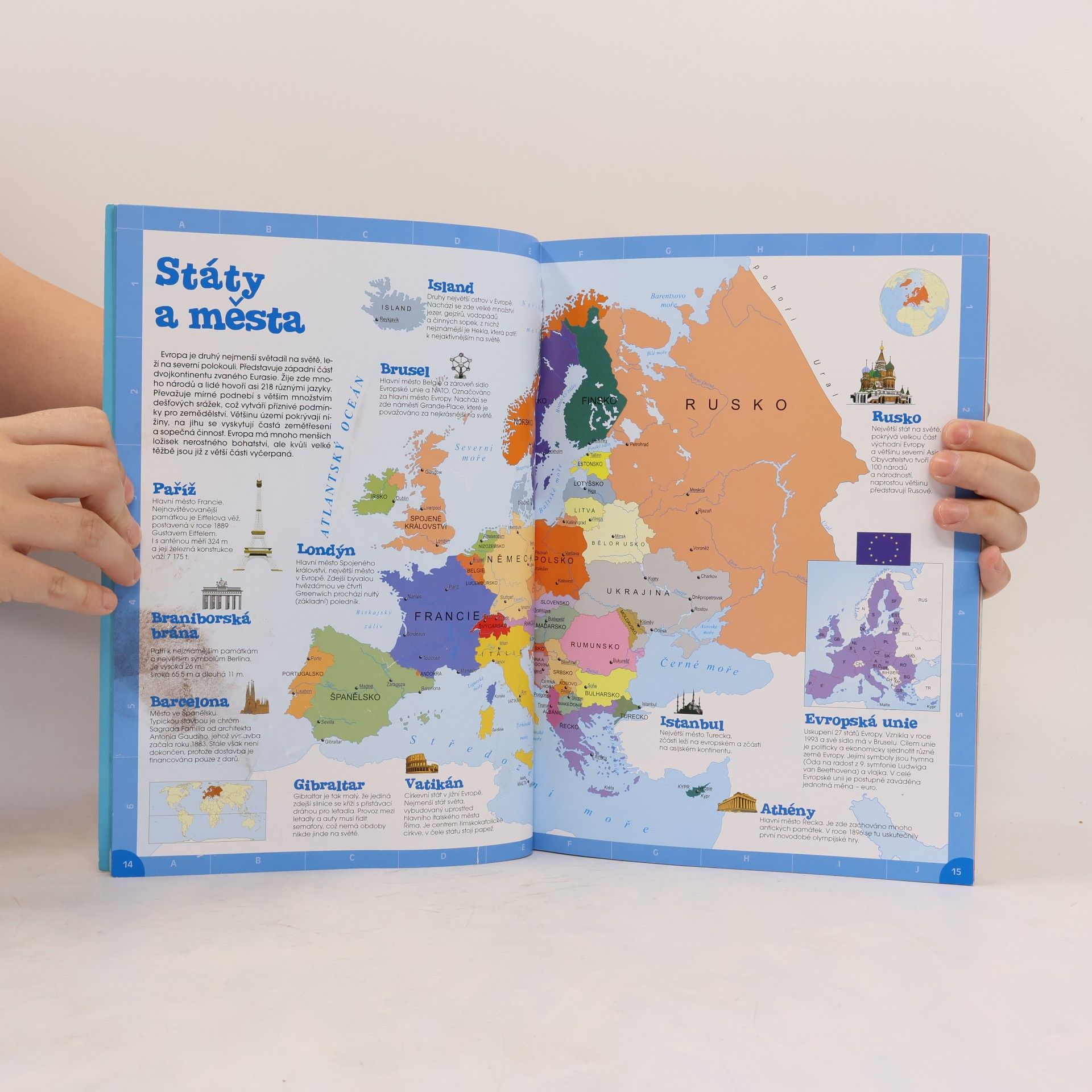 Jaroslav Synek Můj první atlas: Samolepky, rozkládací hry