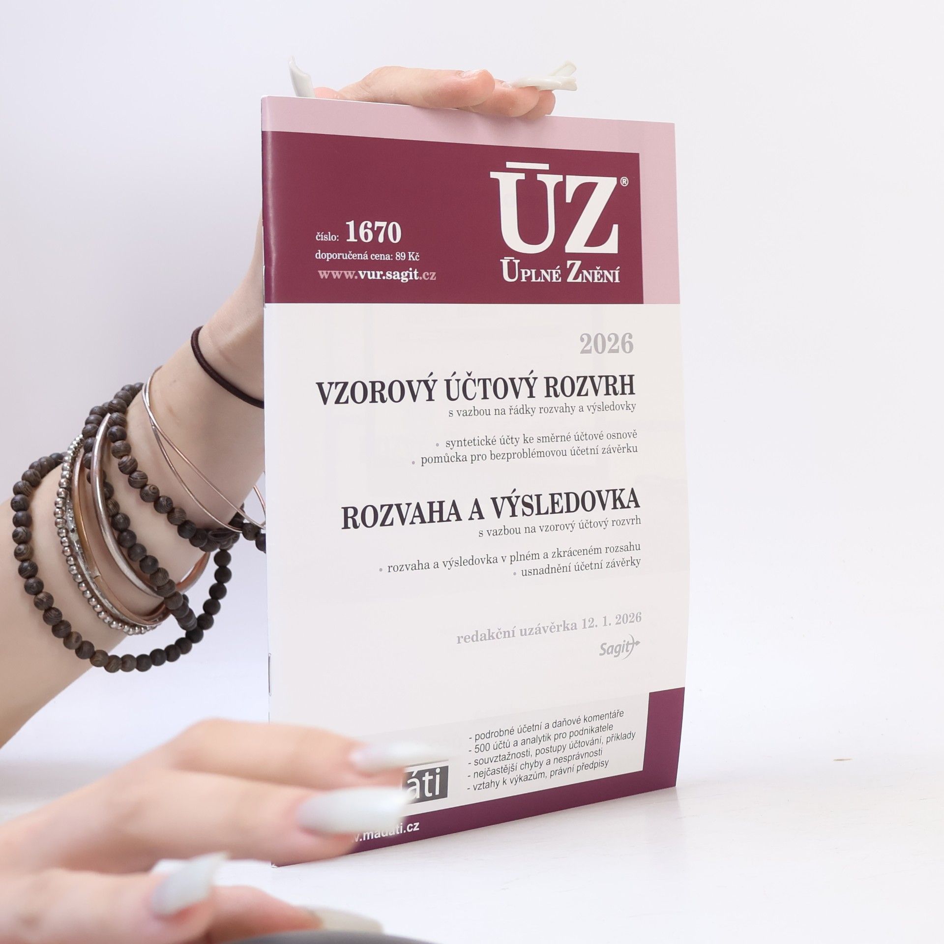 Dagmar Procházková Vzorový účtový rozvrh a rozvaha a výsledovka 1670