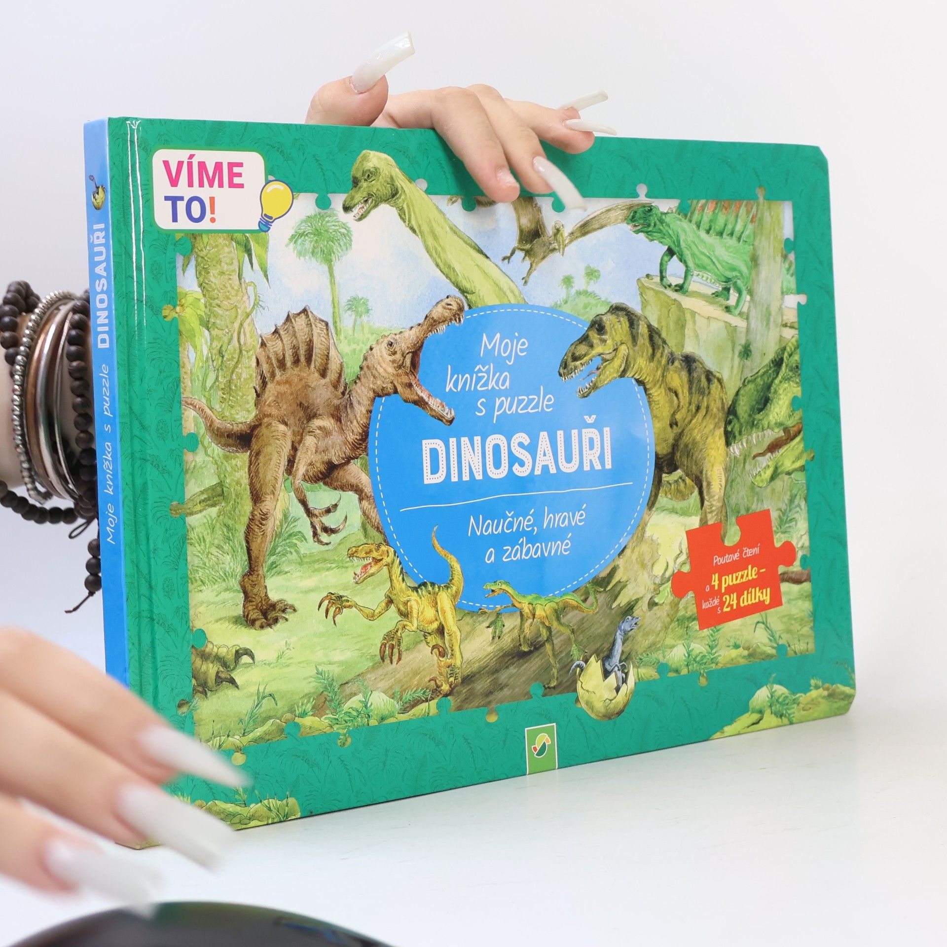 AA.VV. Moja knižka s puzzle. Dinosaury