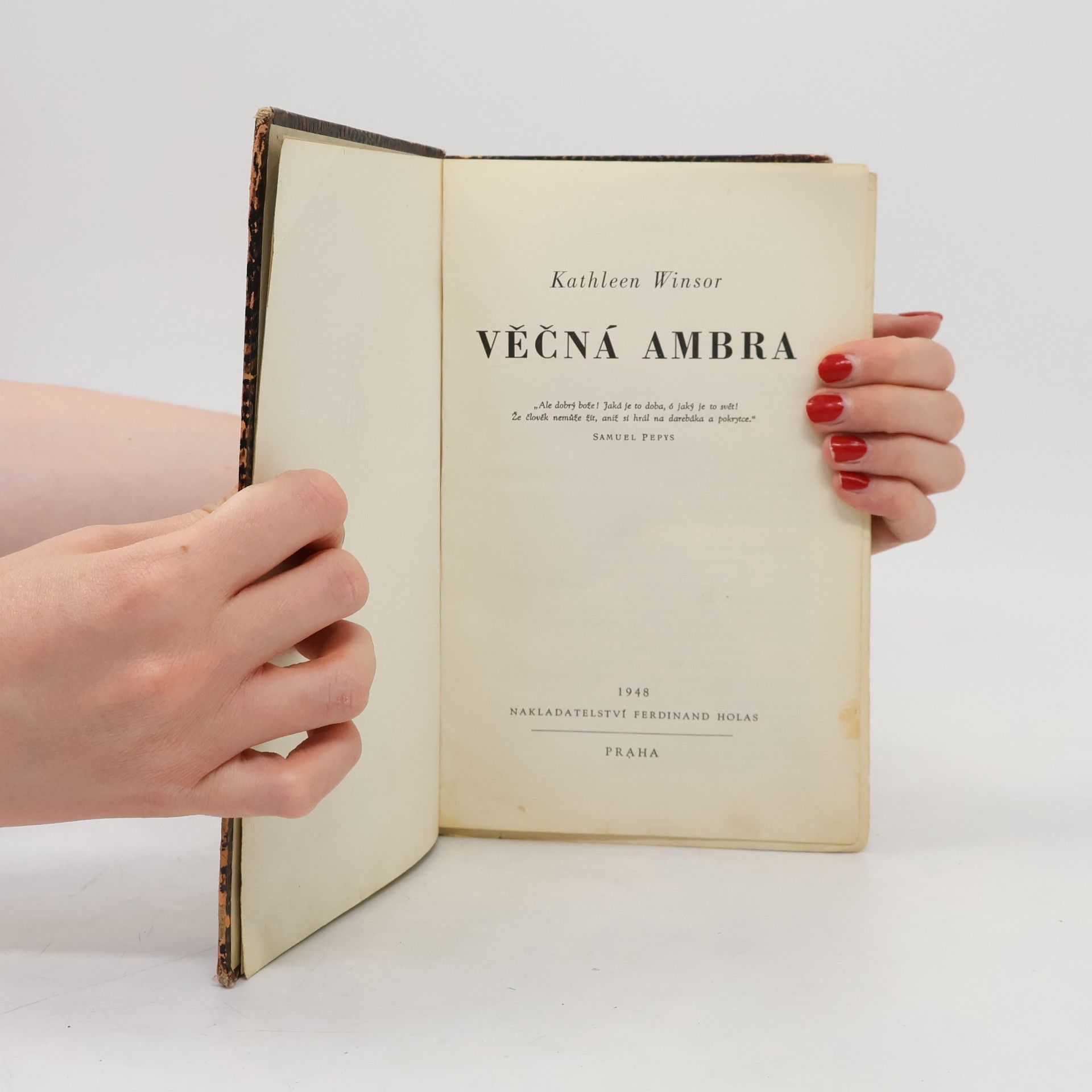 Kathleen Winsor Věčná Ambra