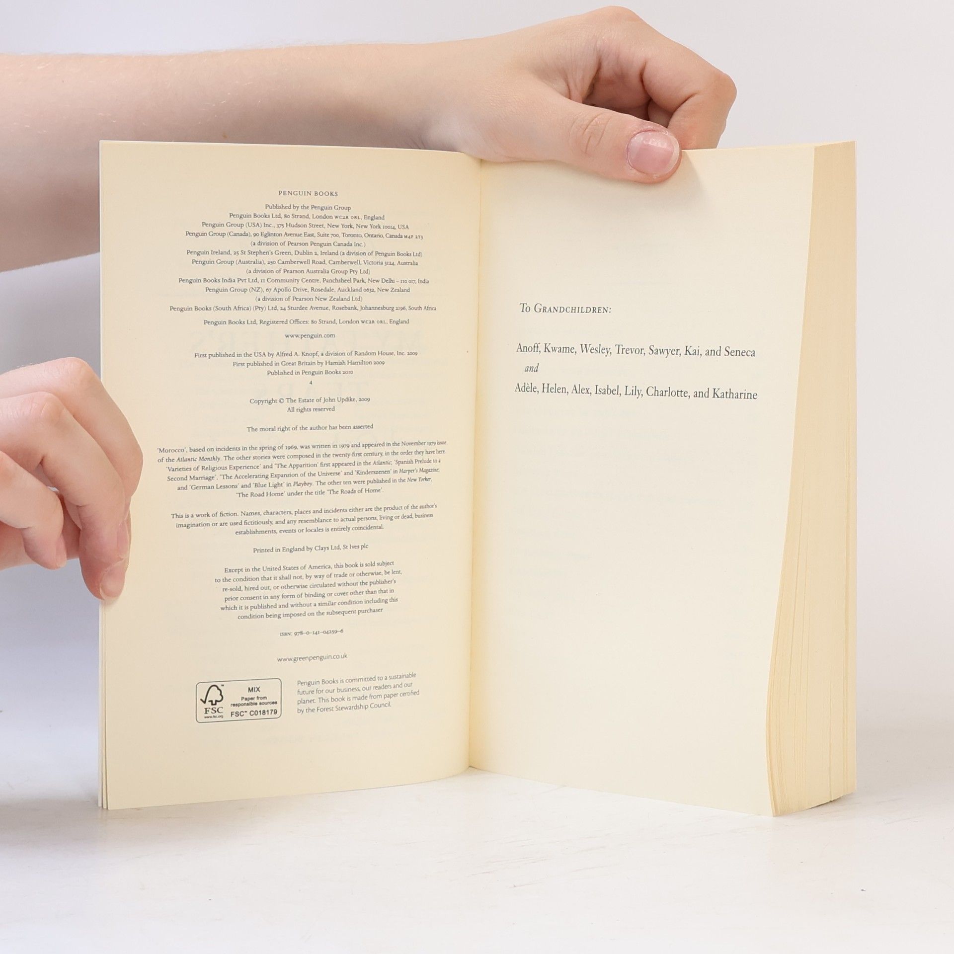 John Updike My Father´s Tears and Other Stories