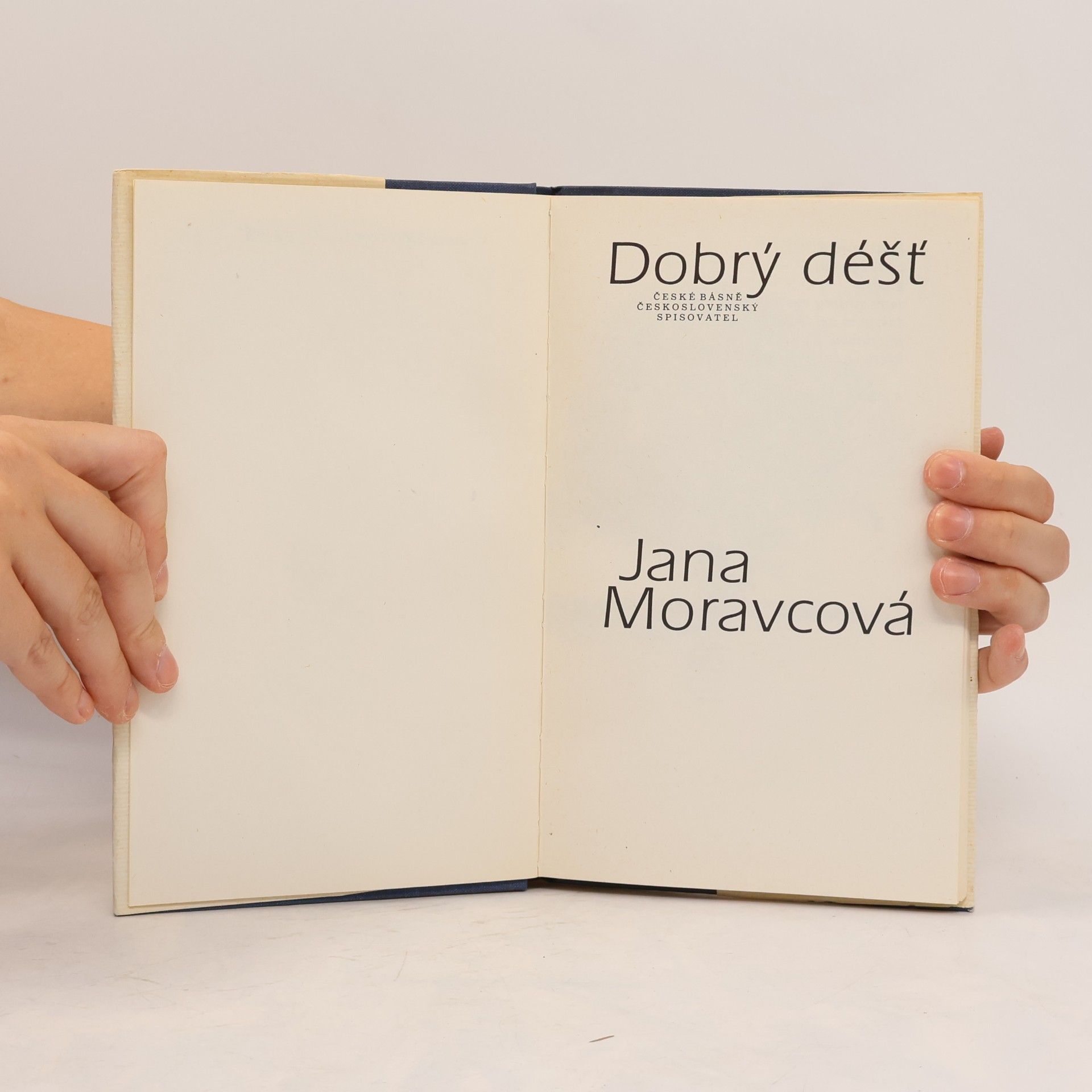 Moravcová Jana Dobrý déšť