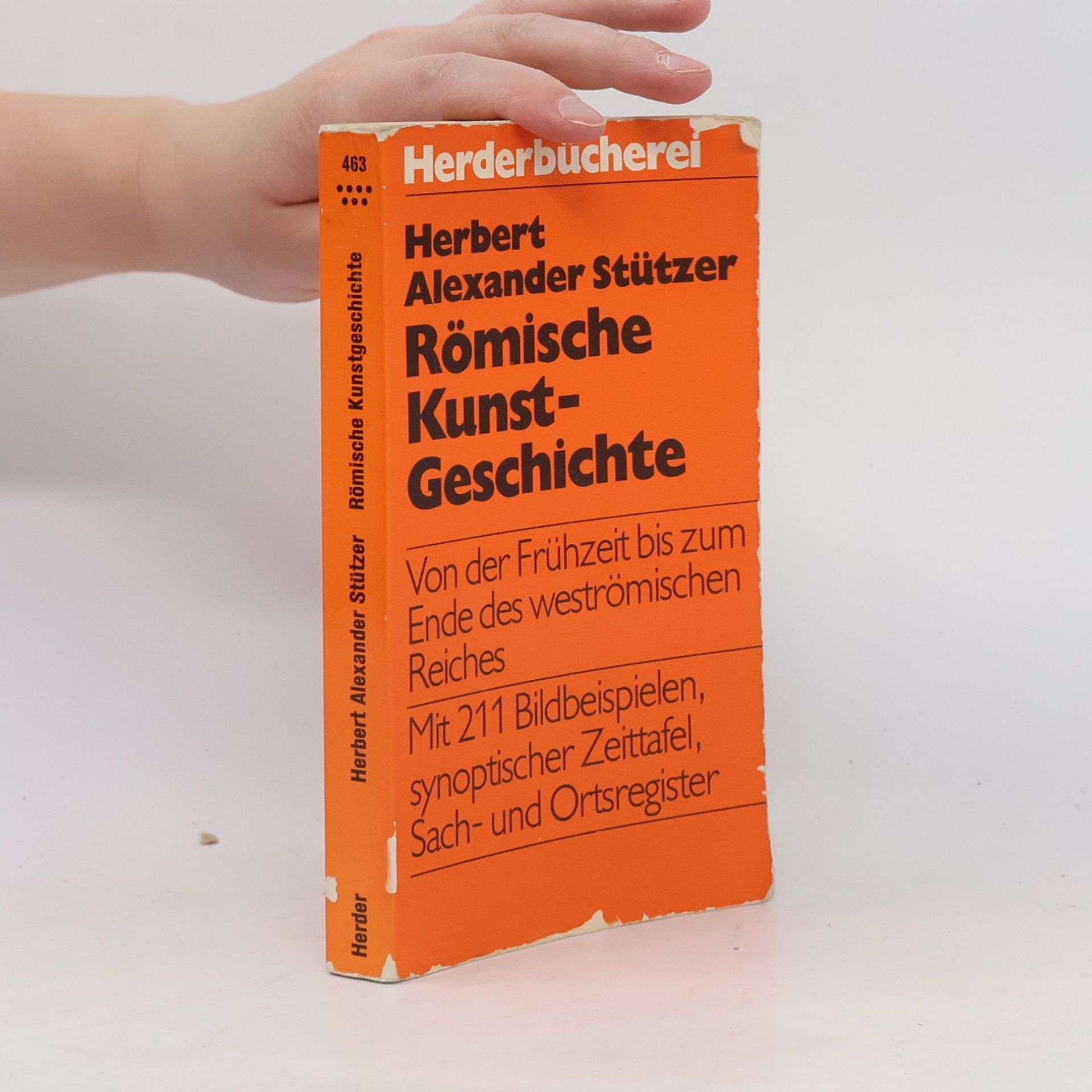 Herbert Alexander Stützer Römische Kunstgeschichte