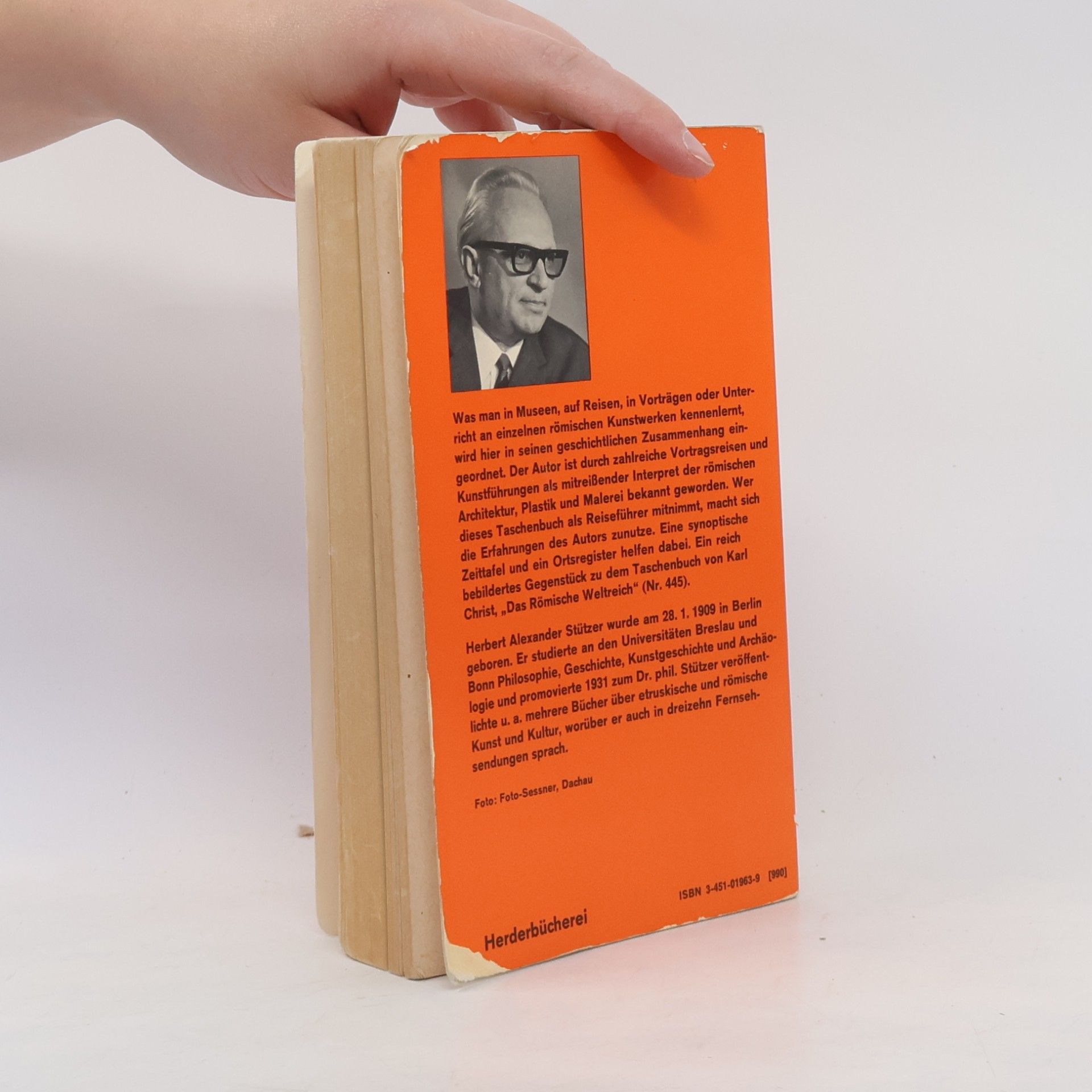 Herbert Alexander Stützer Römische Kunstgeschichte