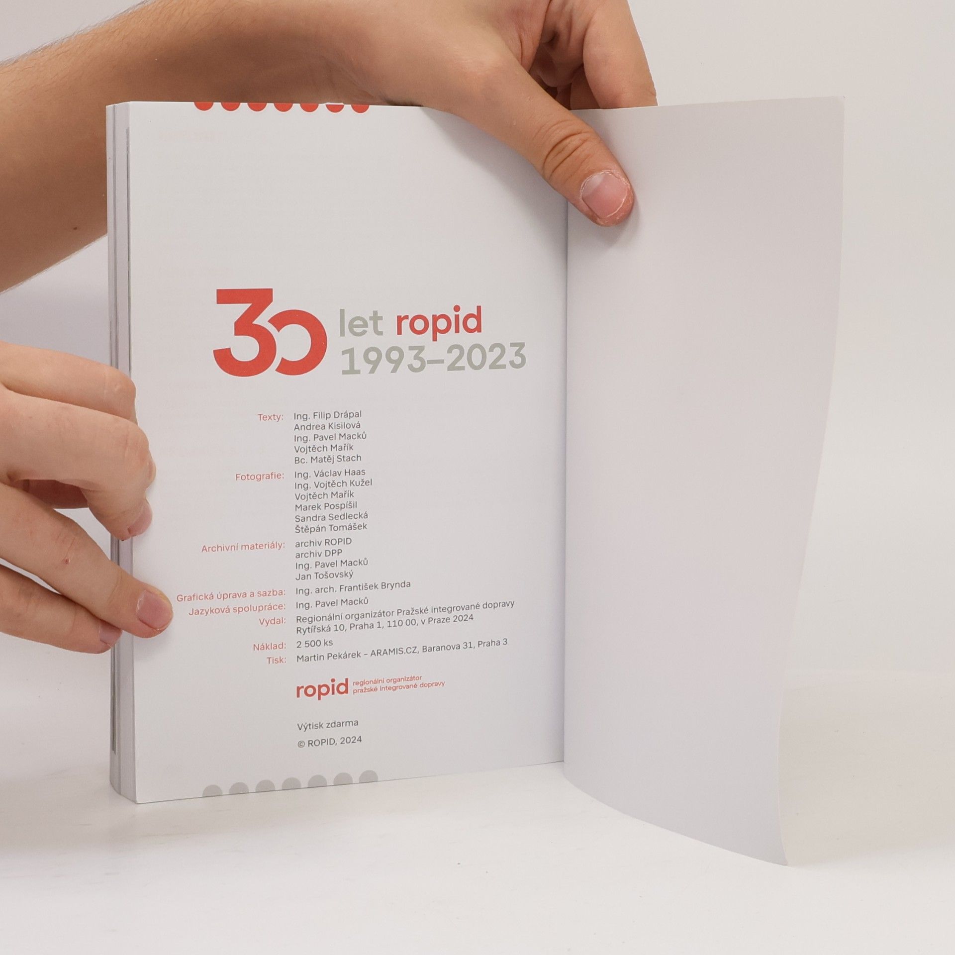 Kolektiv autorů 30 let ropid 1993-2023