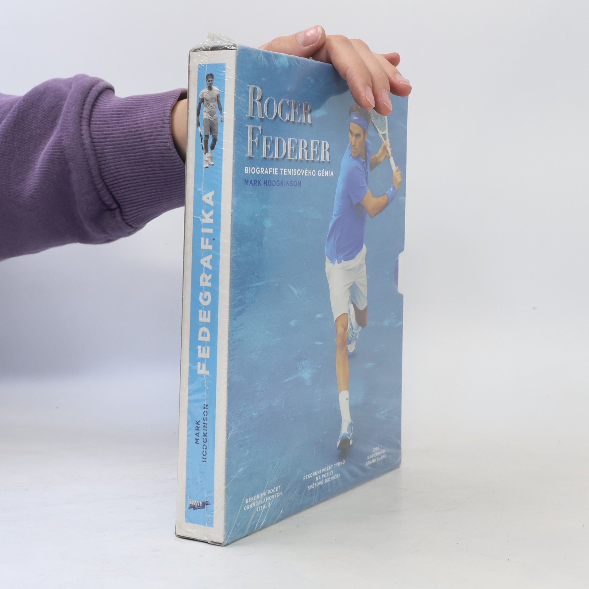Mark Hodgkinson Fedegrafika : grafická biografie tenisového génia Rogera Federera