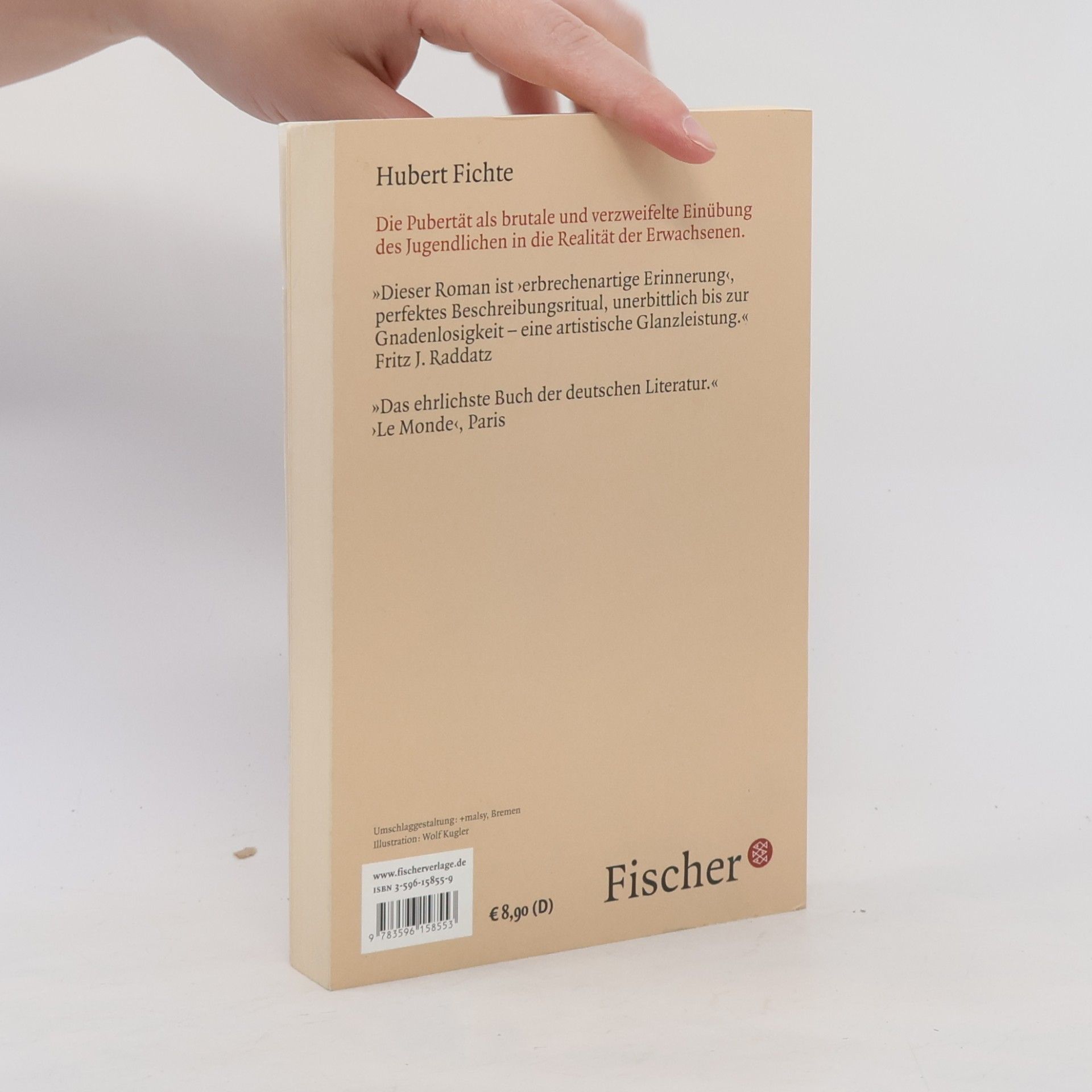 Hubert Fichte Versuch über die Pubertät