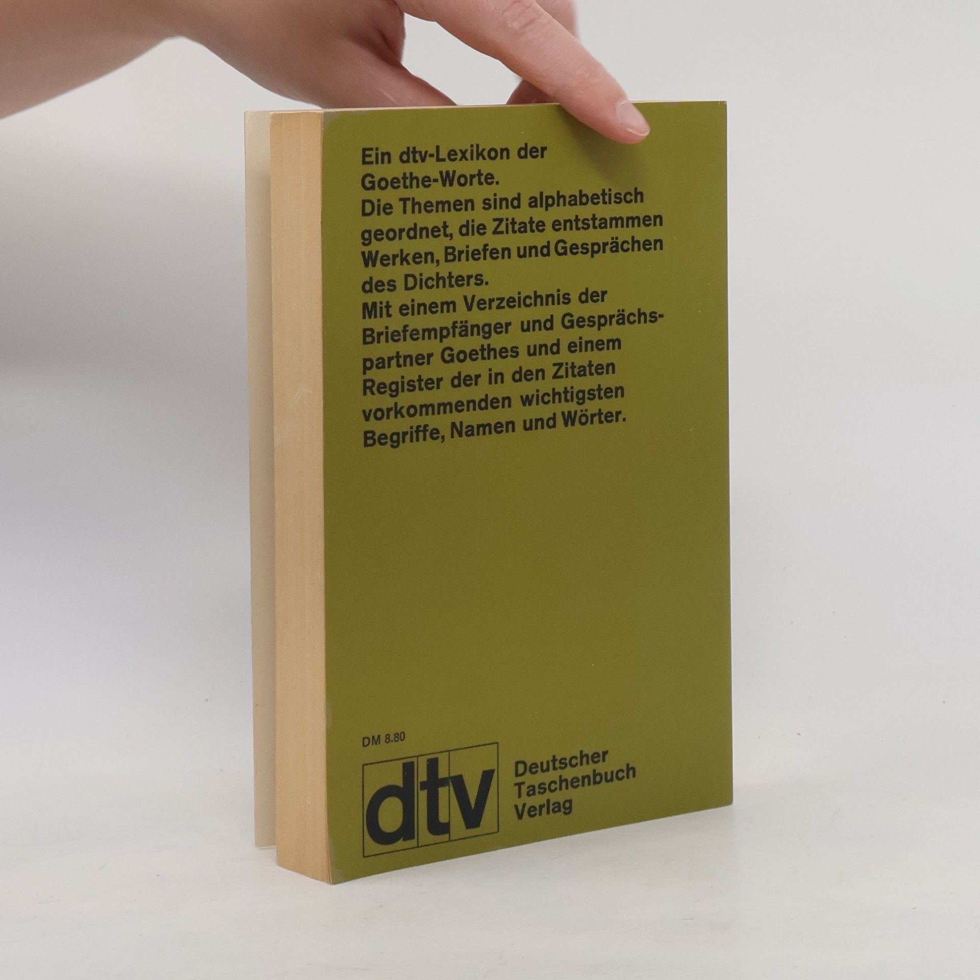 Richard Dobel Lexikon der Goethe-Zitate 1. A-N
