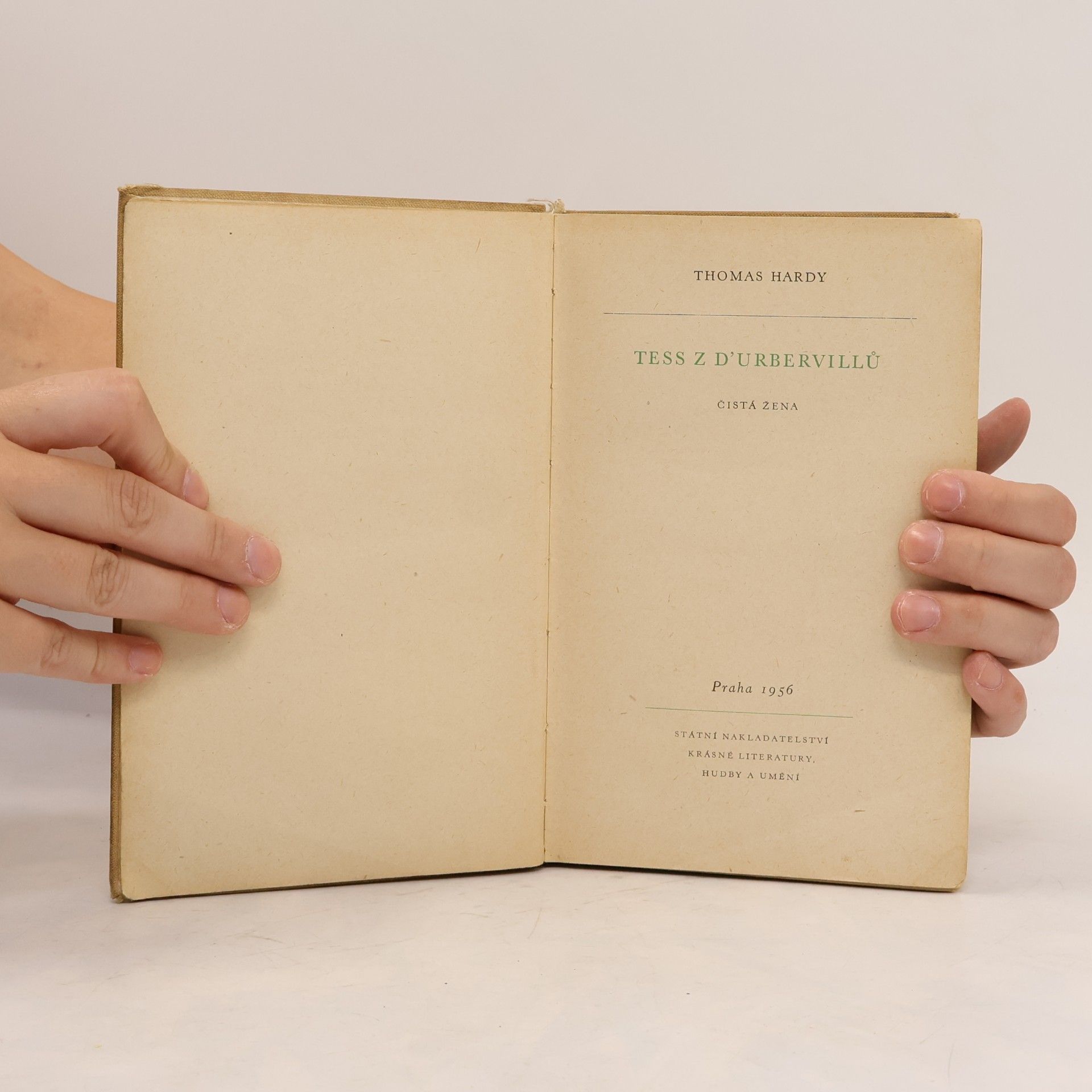 Thomas Hardy Tess z d'Urbervillů. Čistá žena