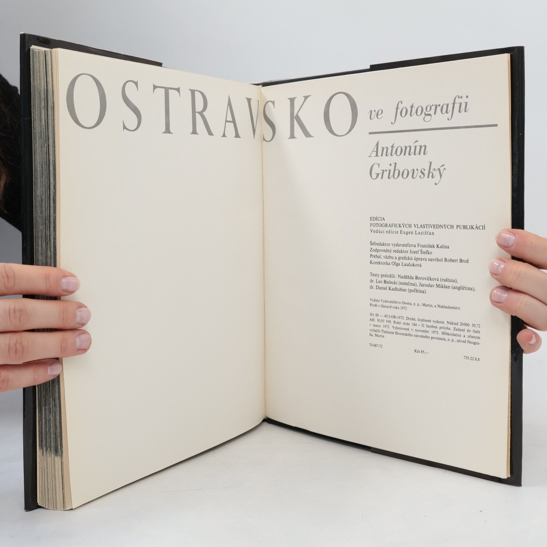 Antonín Gribovský Ostravsko ve fotografii
