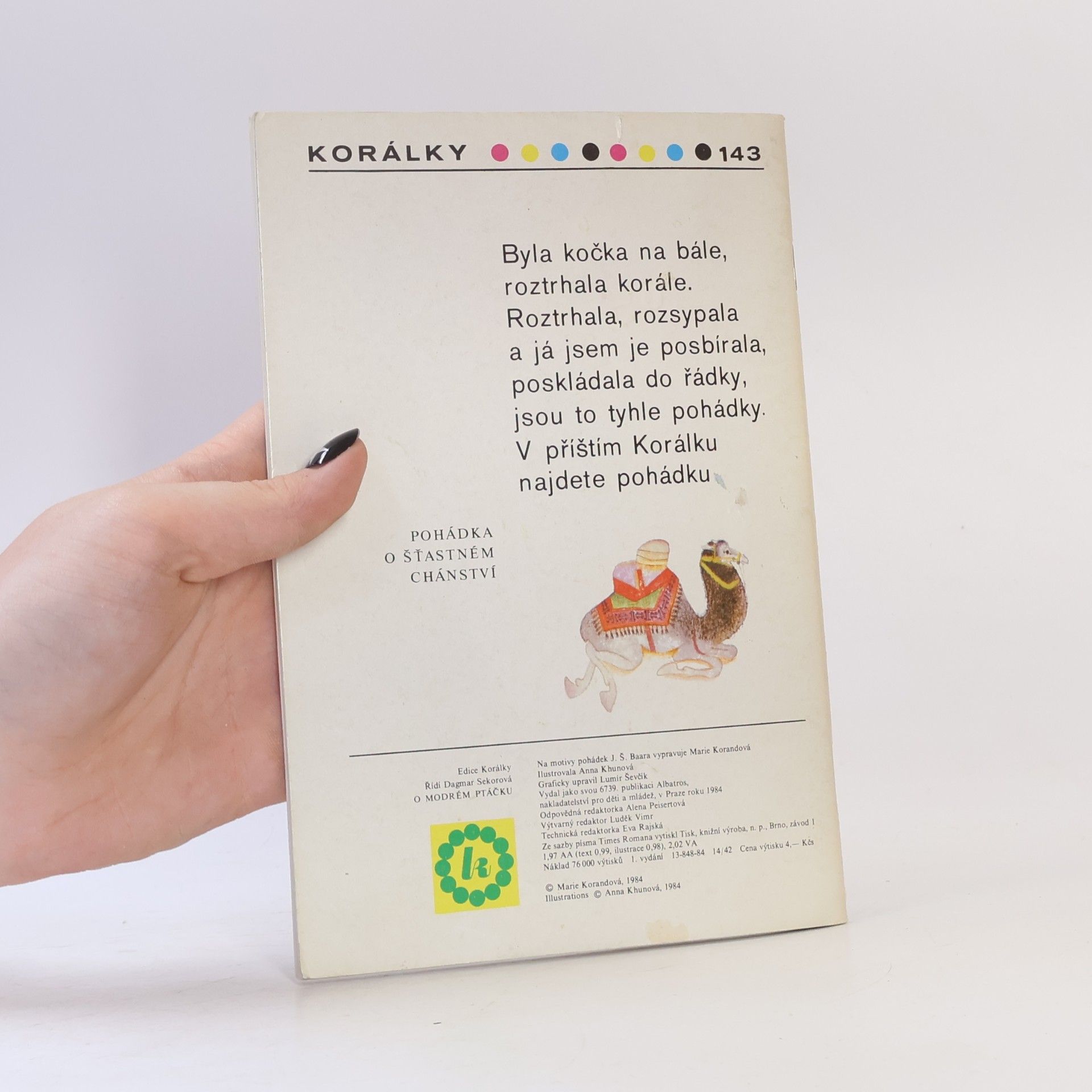Jindřich Šimon Baar O modrém ptáčku