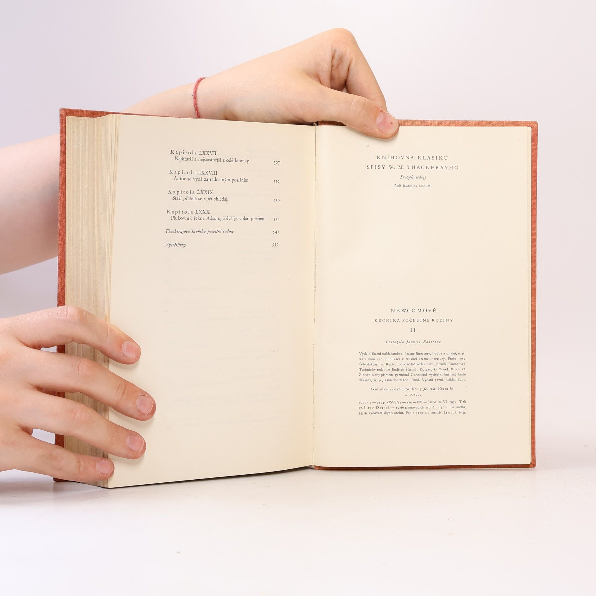 William Makepeace Thackeray Newcomové. Kronika počestné rodiny. II. díl