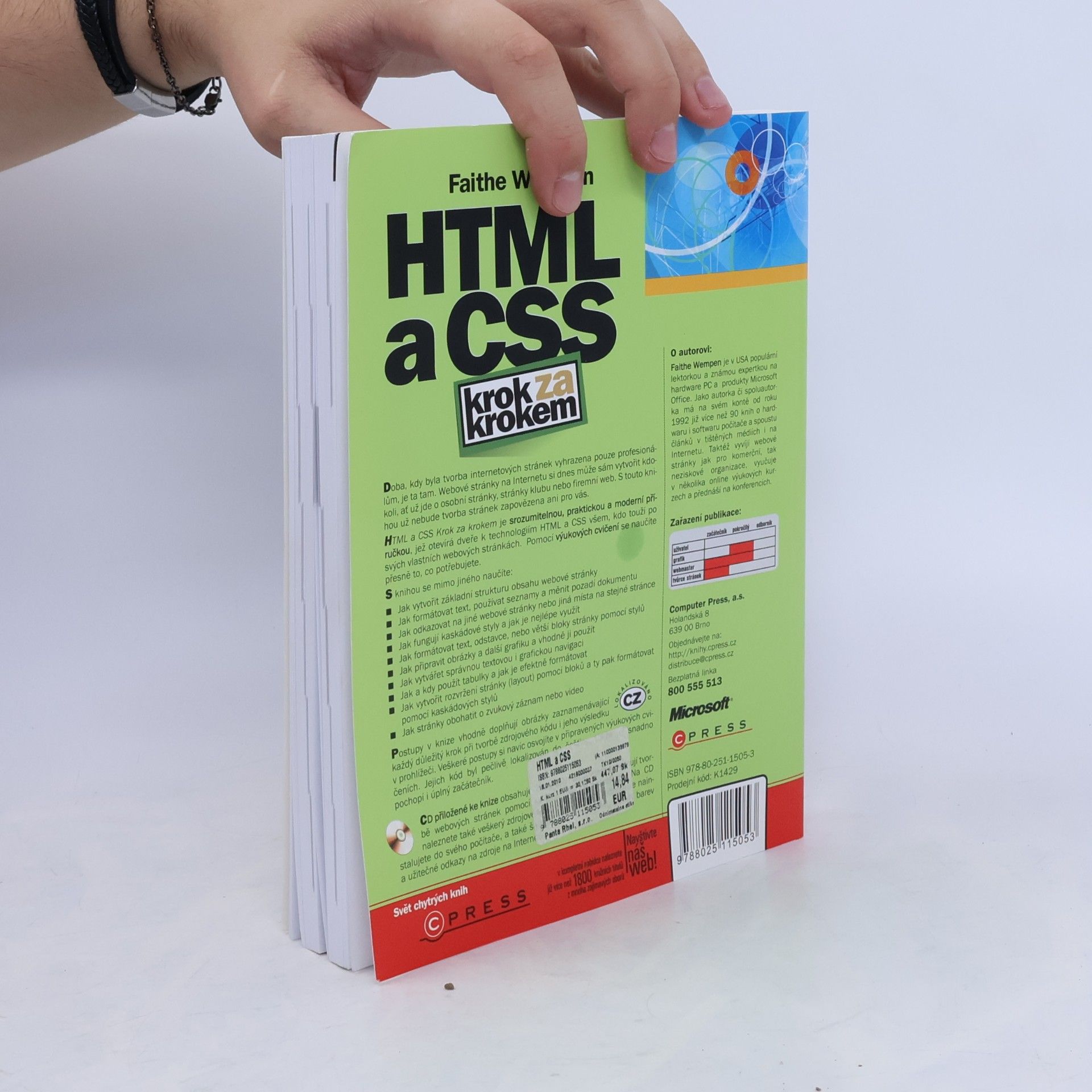 Faithe Wempen HTML a CSS: Krok za krokem