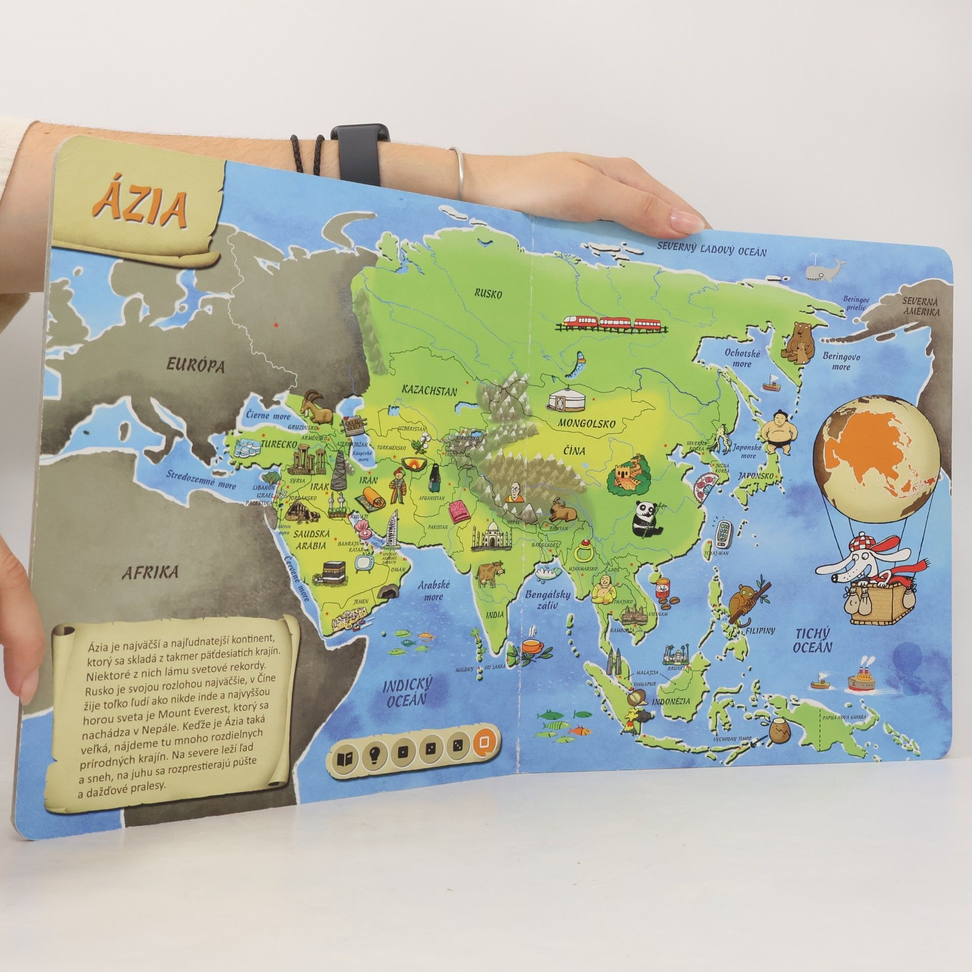 Various authors Atlas sveta : interaktívna hovoriaca knižka