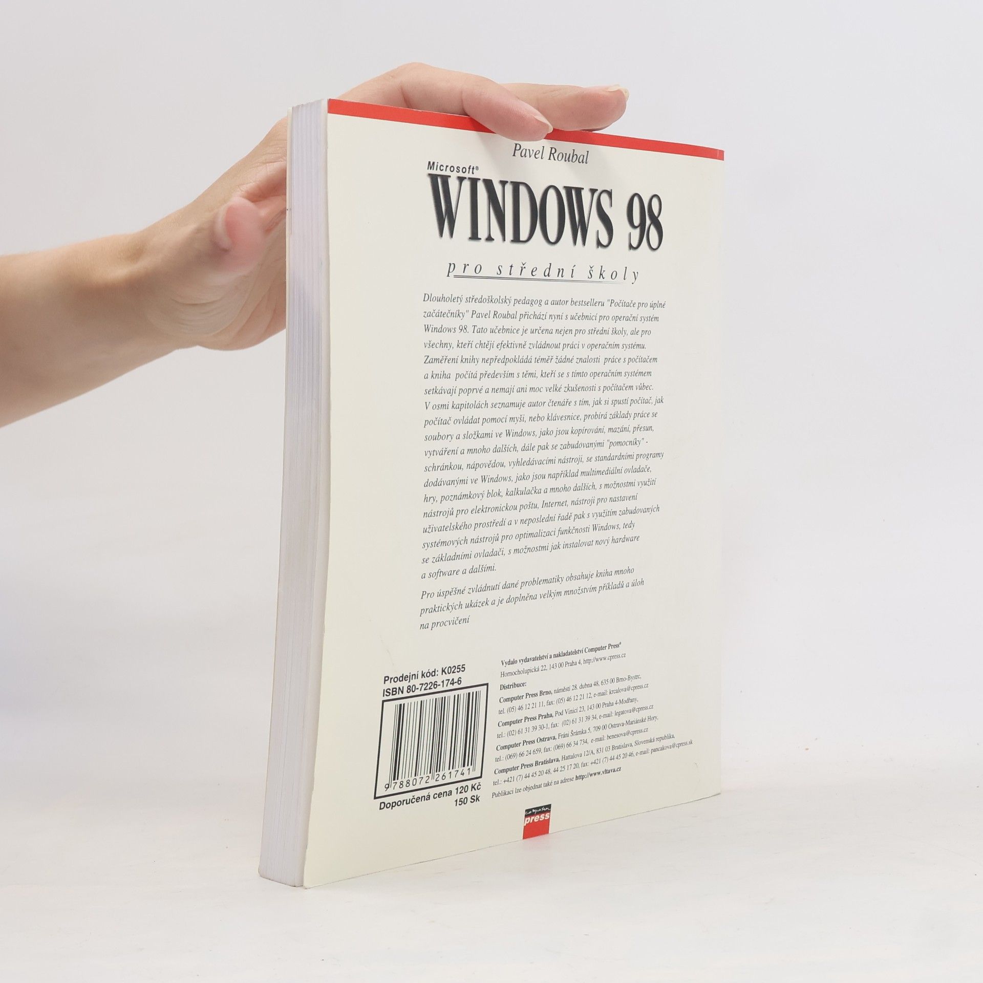 Pavel Roubal Učebnice Windows 98 pro SŠ
