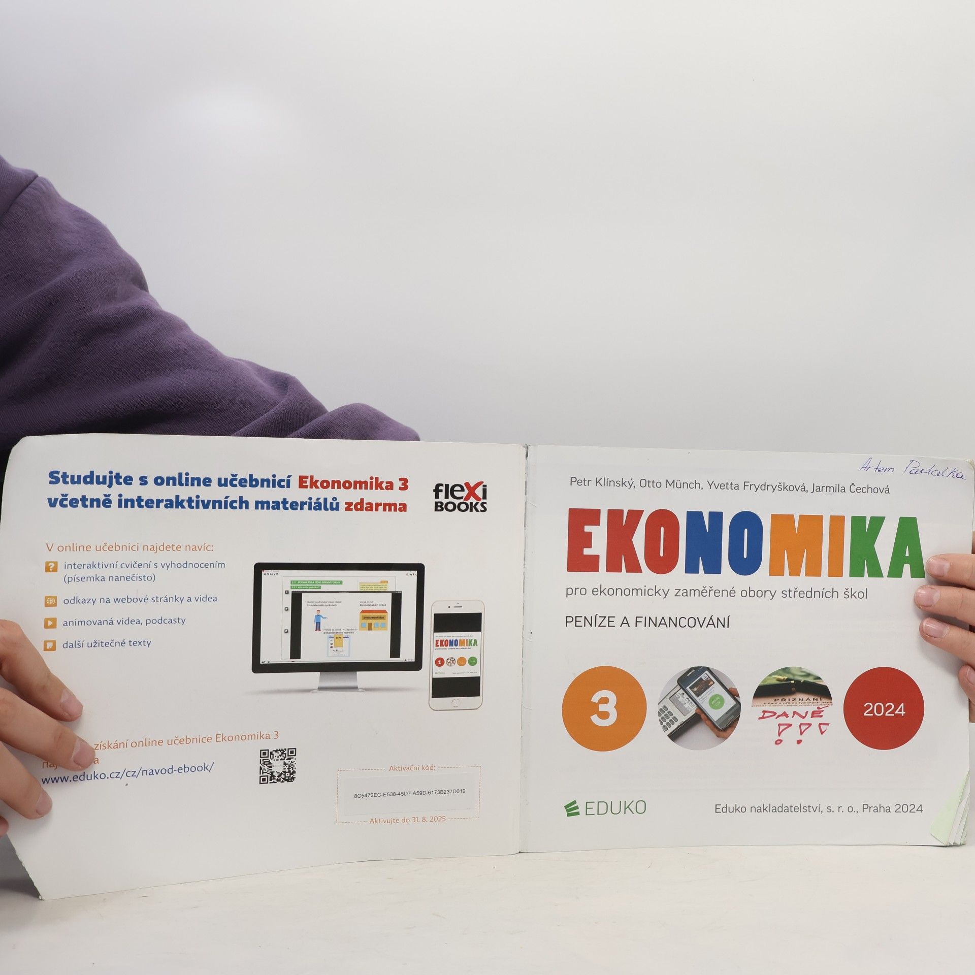 Petr Klínský Ekonomika 3 pro ekonomicky zaměřené obory SŠ