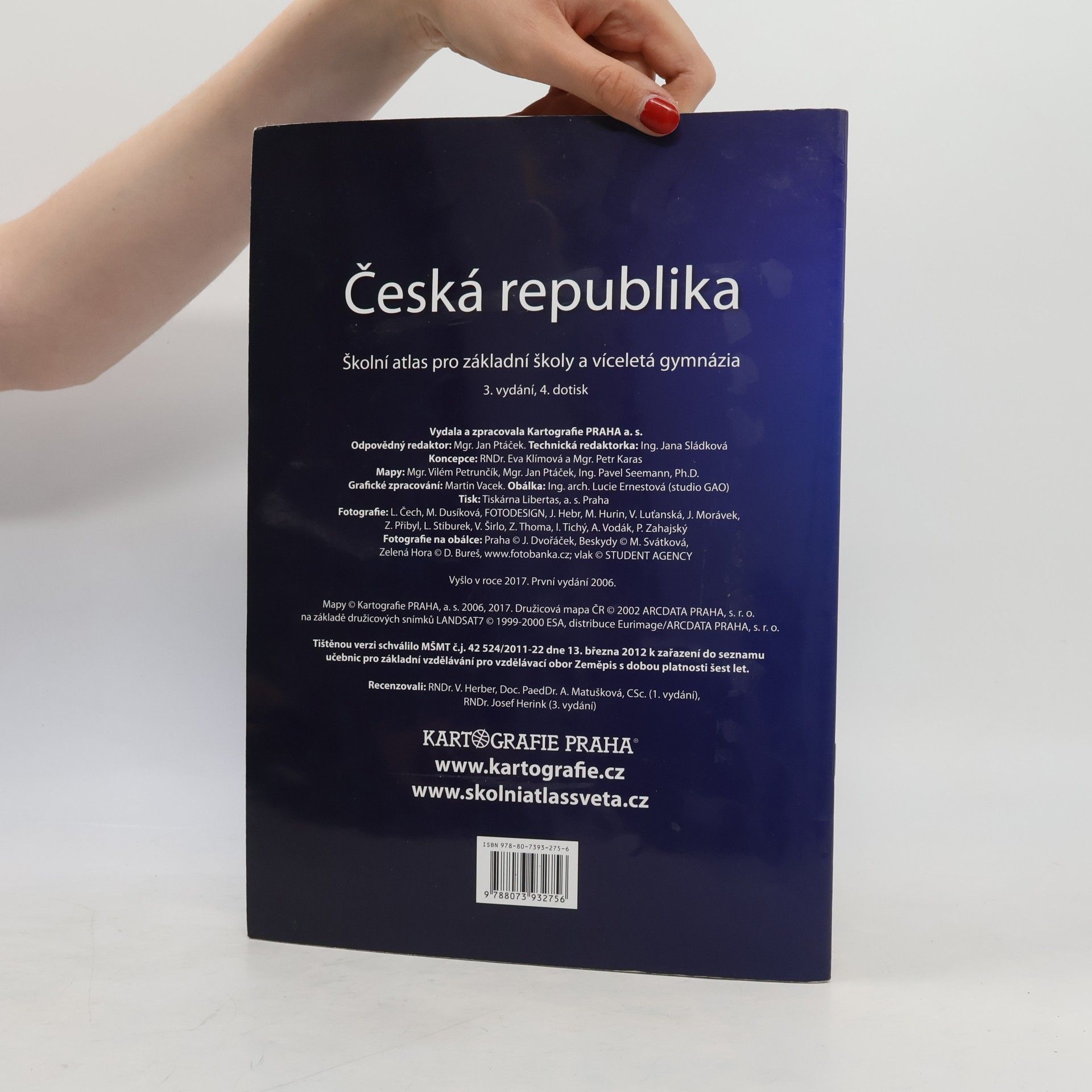Kolektiv autorů Česká republika školní atlas pro základní školy a víceletá gymnázia
