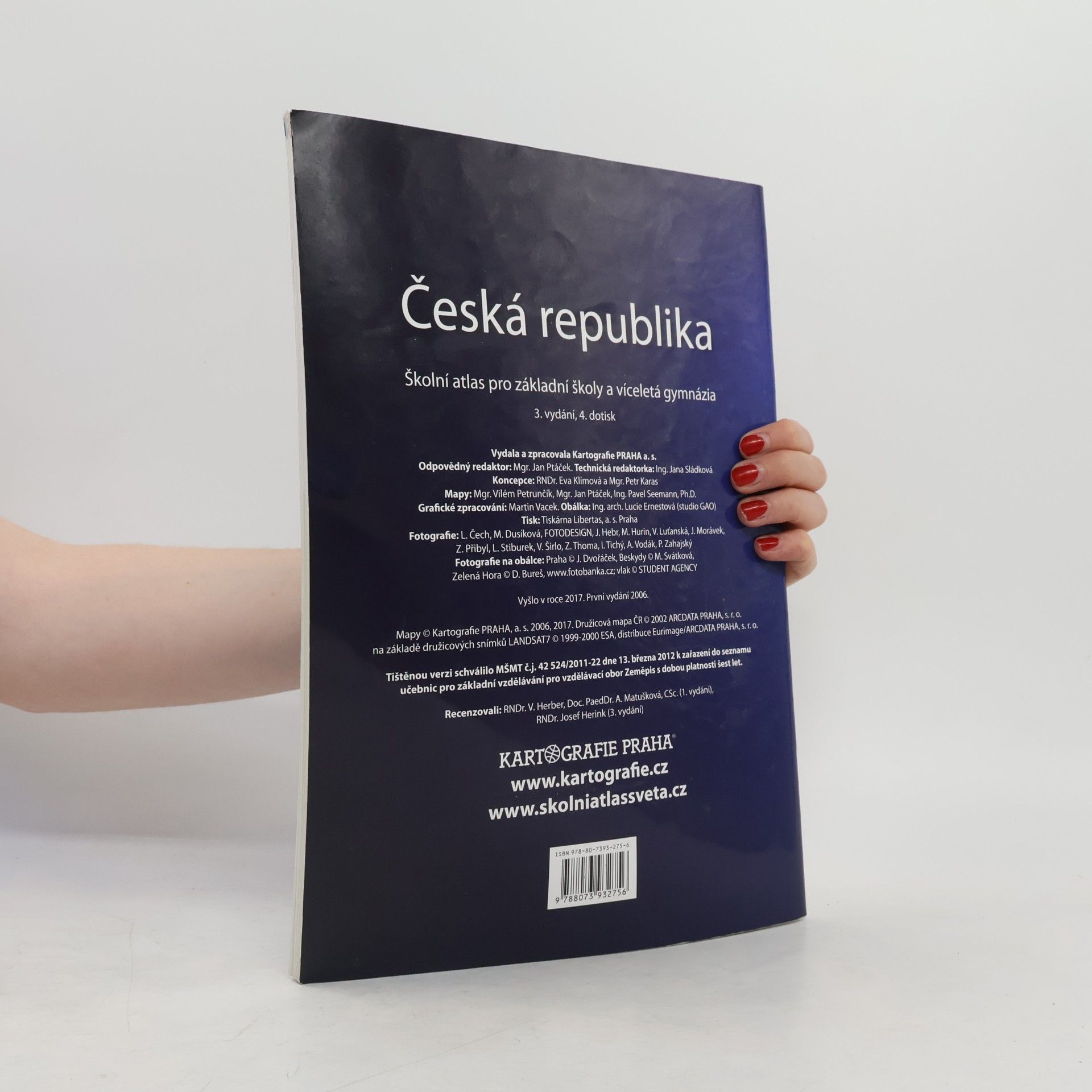 Kolektiv autorů Česká republika školní atlas pro základní školy a víceletá gymnázia