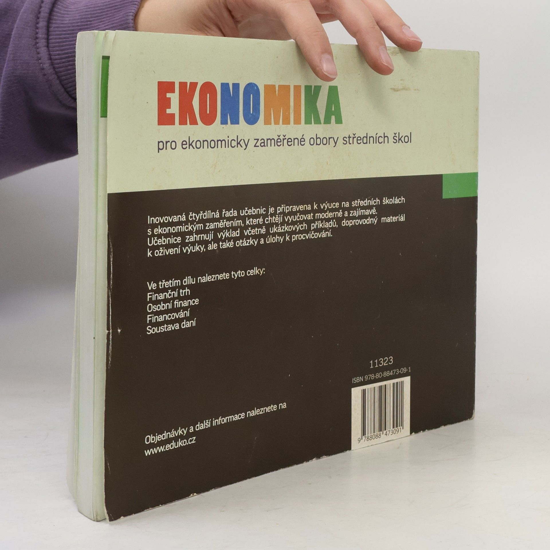 Kolektiv autorů Ekonomika pro ekonomicky zaměřené obory středních škol. 3, Peníze a financování