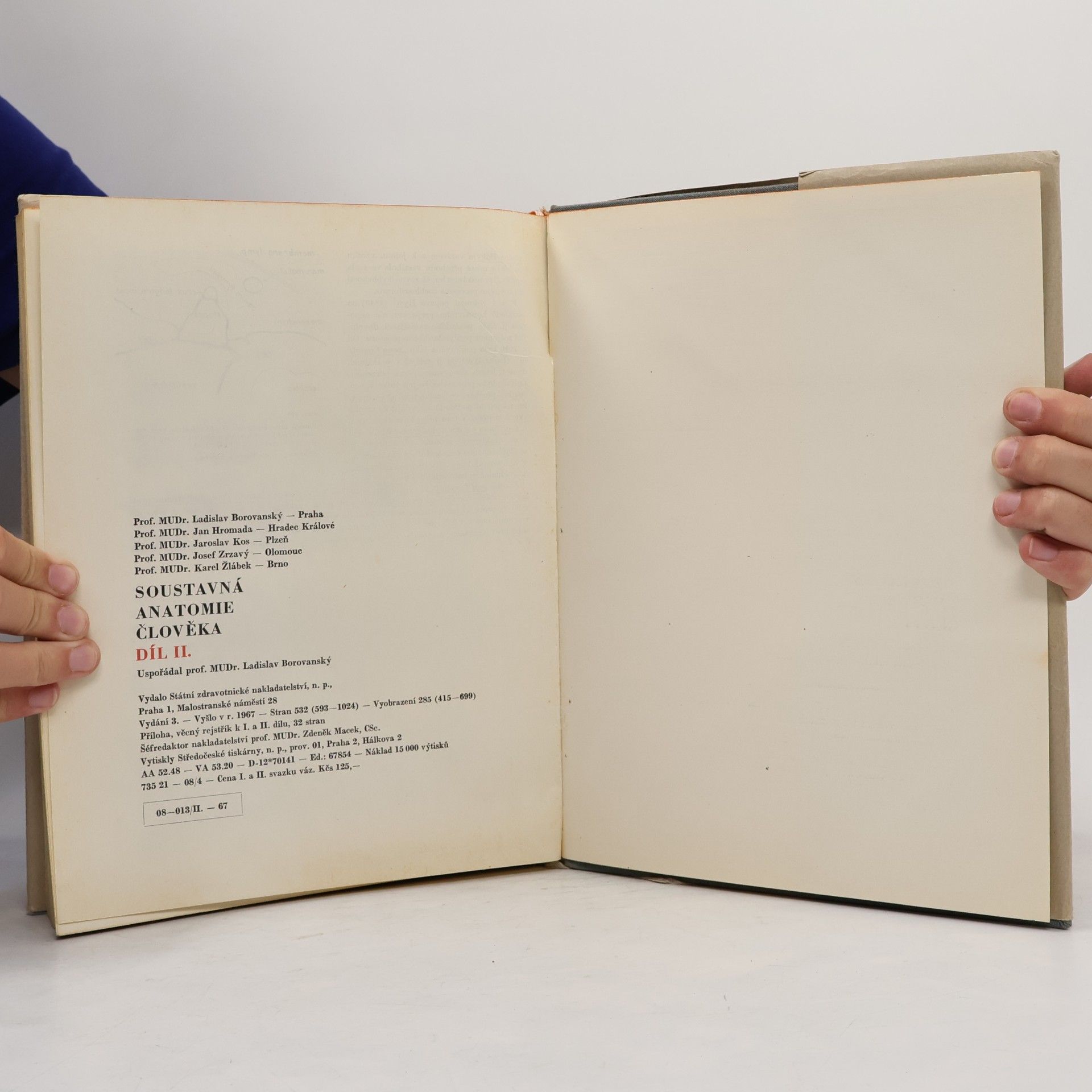 Autorenkollektiv Soustavná anatomie člověka (II. díl)