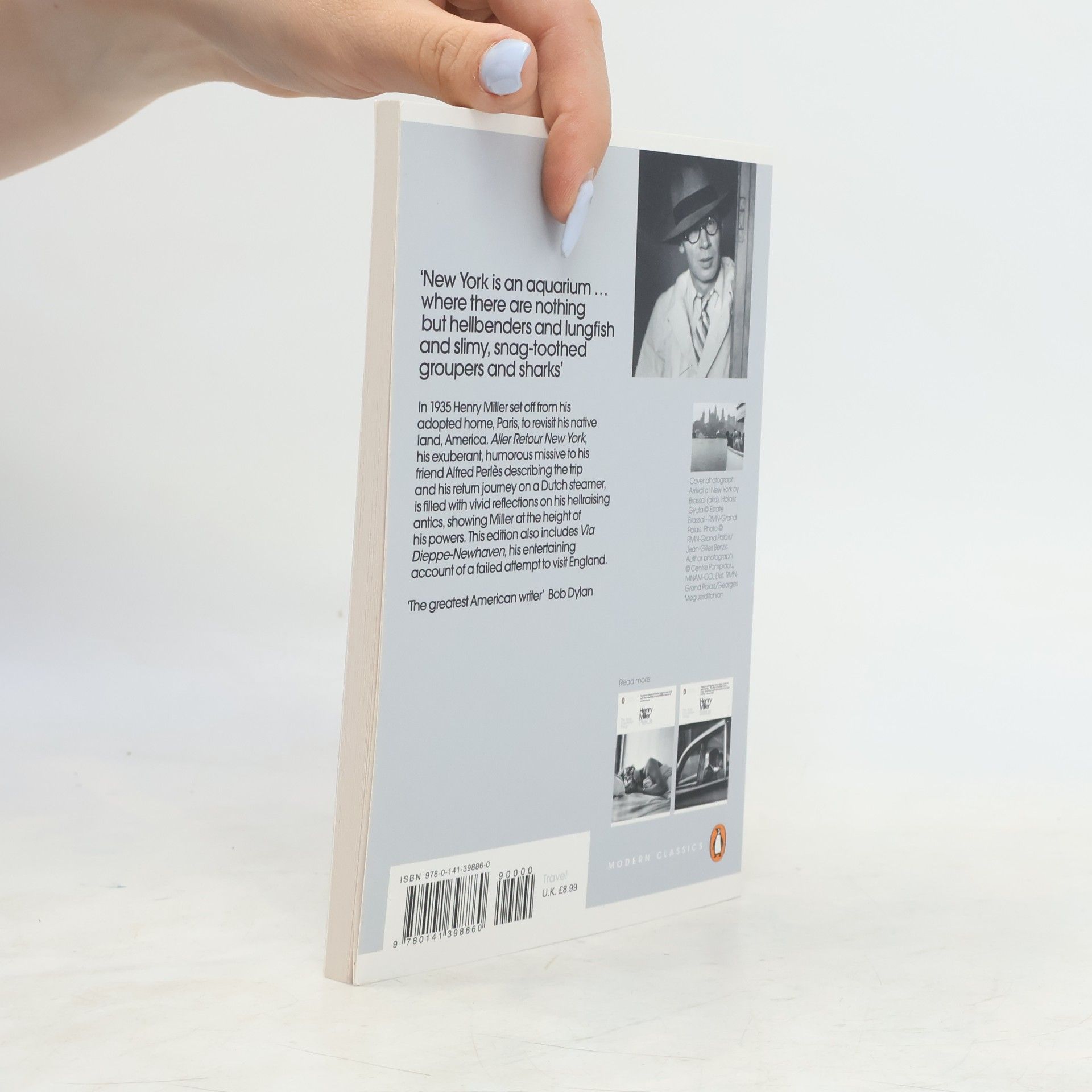 Henry Miller Aller Retour New York. Reise nach New York, englische Ausgabe