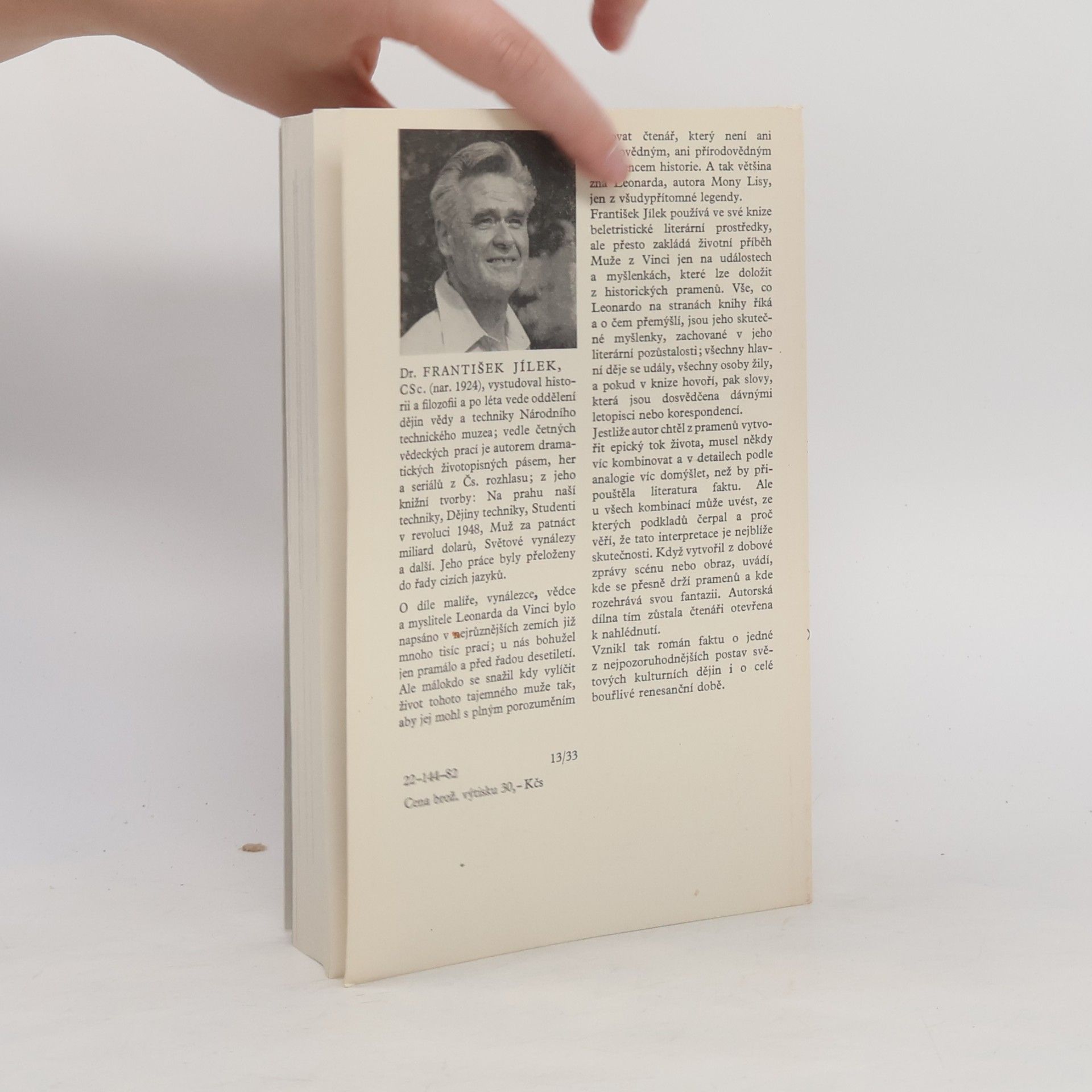 František Jílek Muž z Vinci