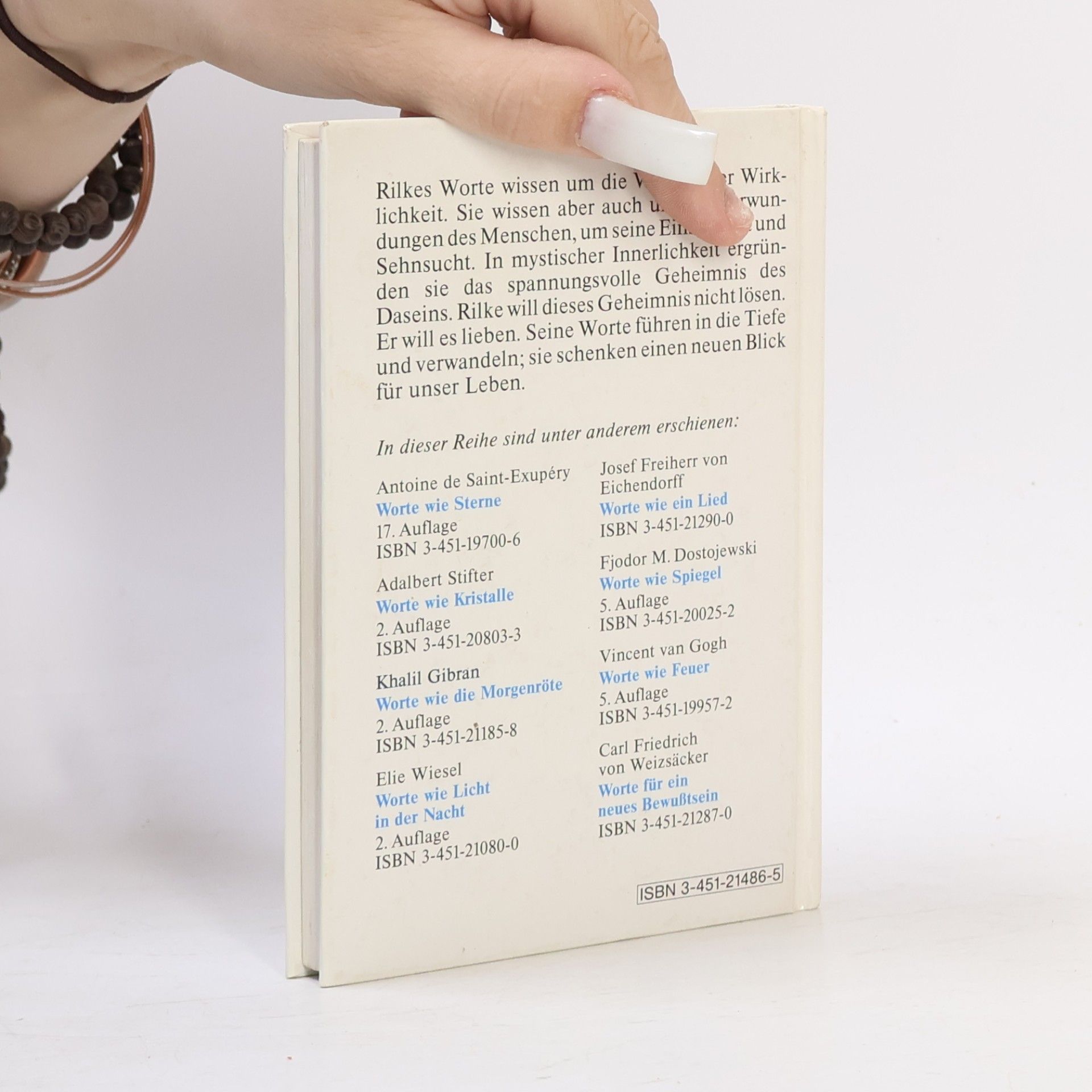 Rainer Maria Rilke Worte, die verwandeln
