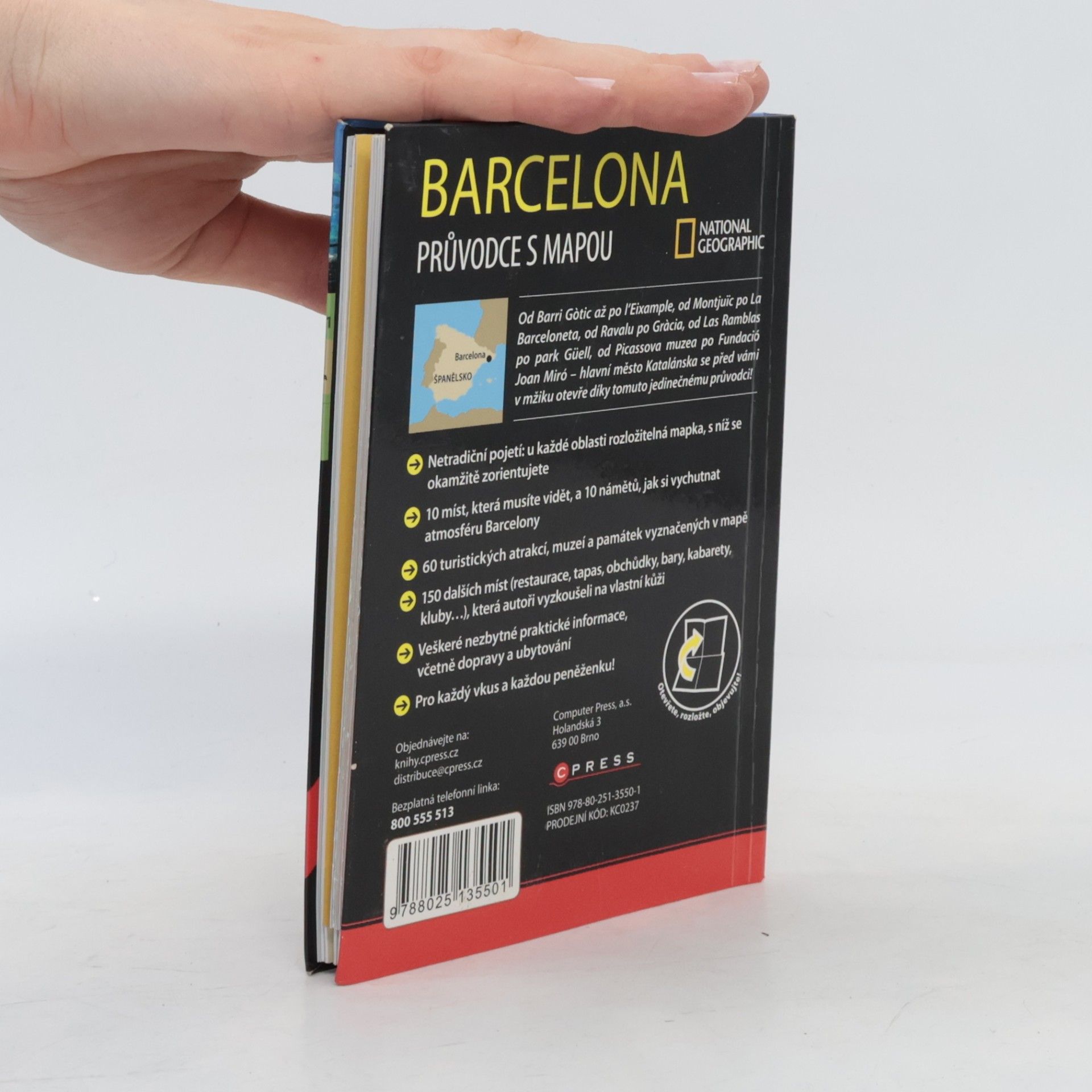 Séverine Bascot Barcelona. Průvodce s mapou