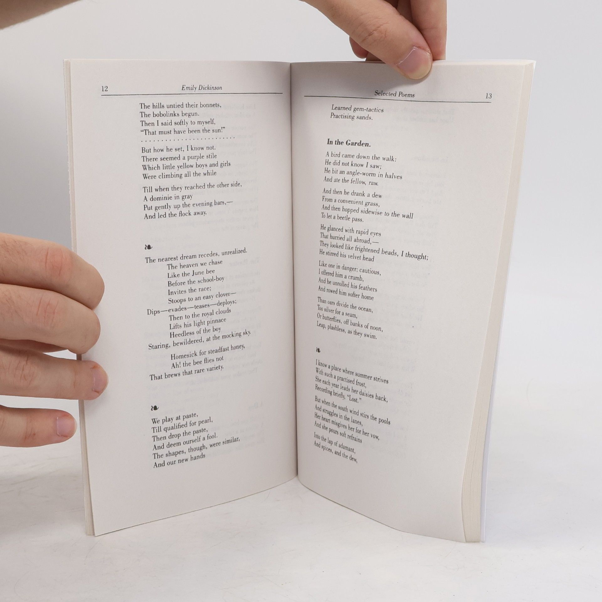 Emily Dickinson Emily Dickinson: selected poems